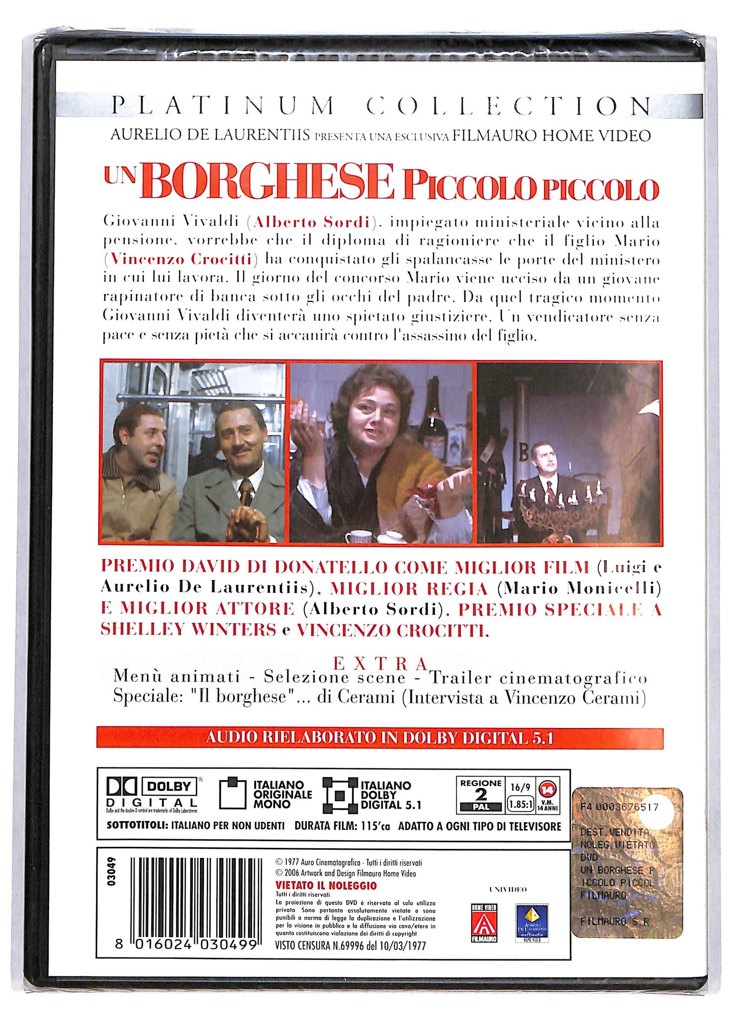 EBOND Un borghese piccolo piccolo DVD DB710111