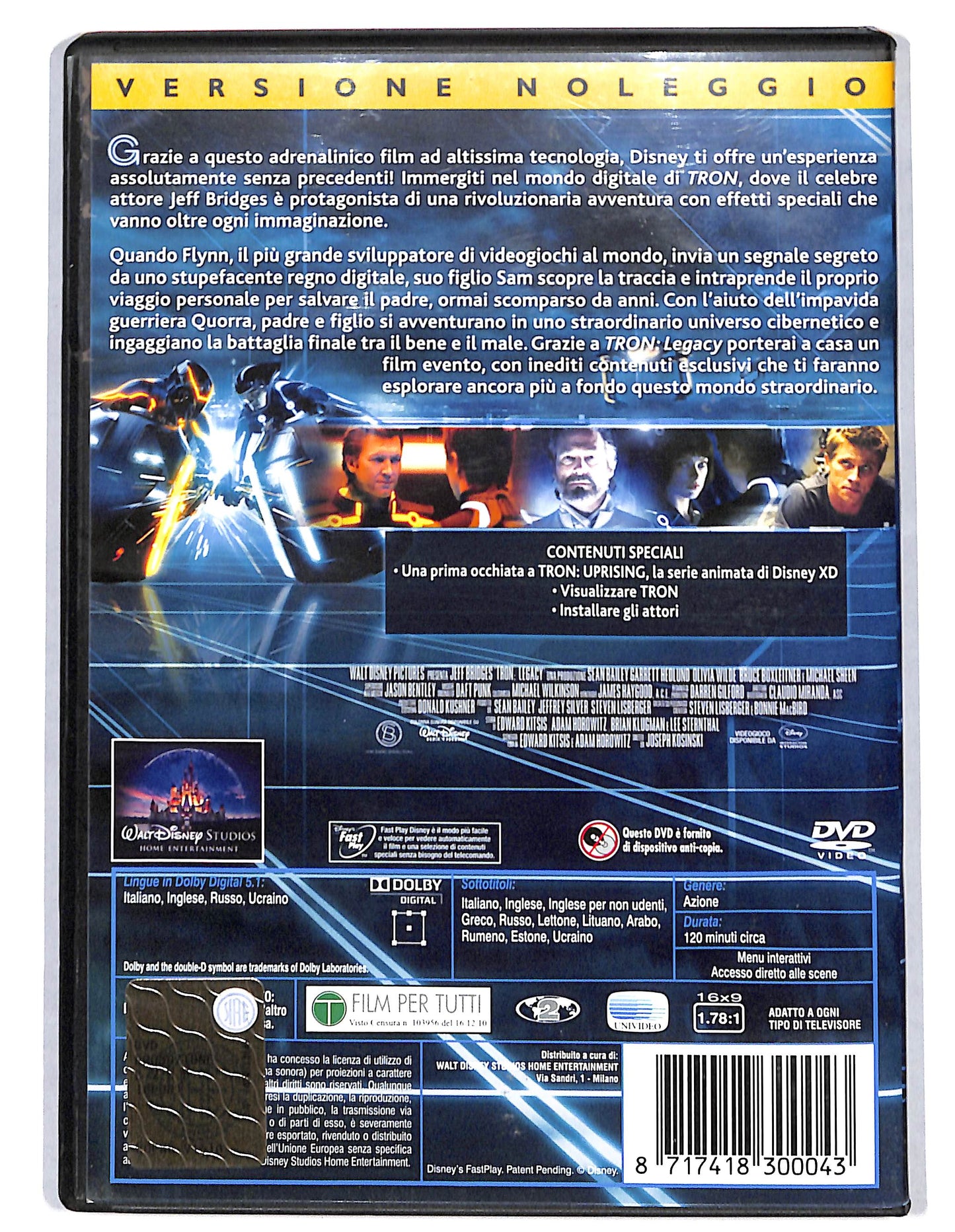 EBOND Tron Legacy NOLEGGIO DVD DB710351