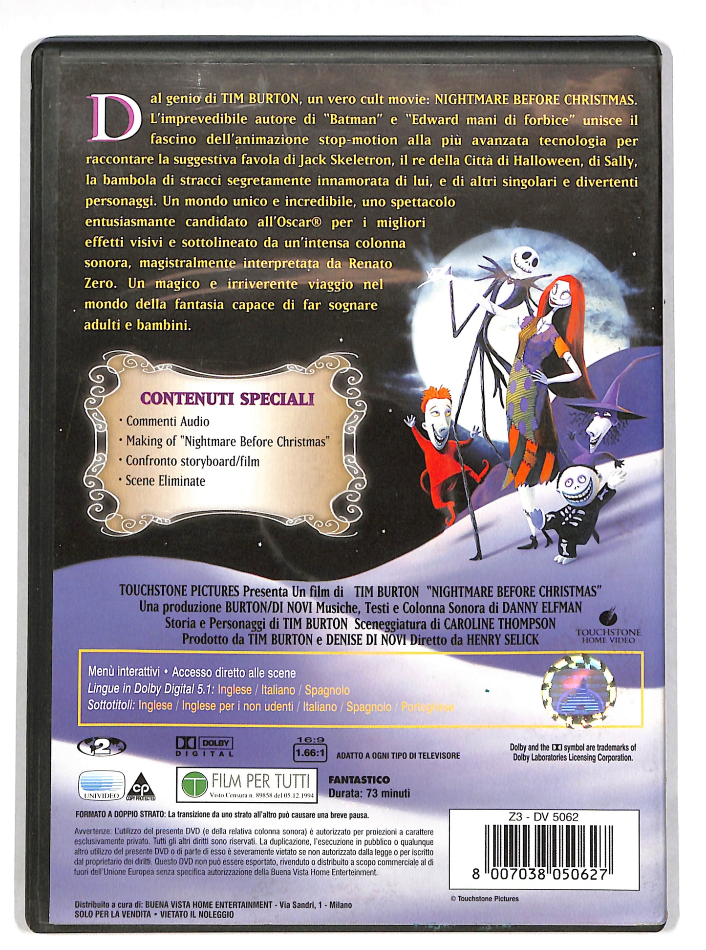 EBOND The nightmare before christmas EDIZIONE SPECIALE DVD DB710614