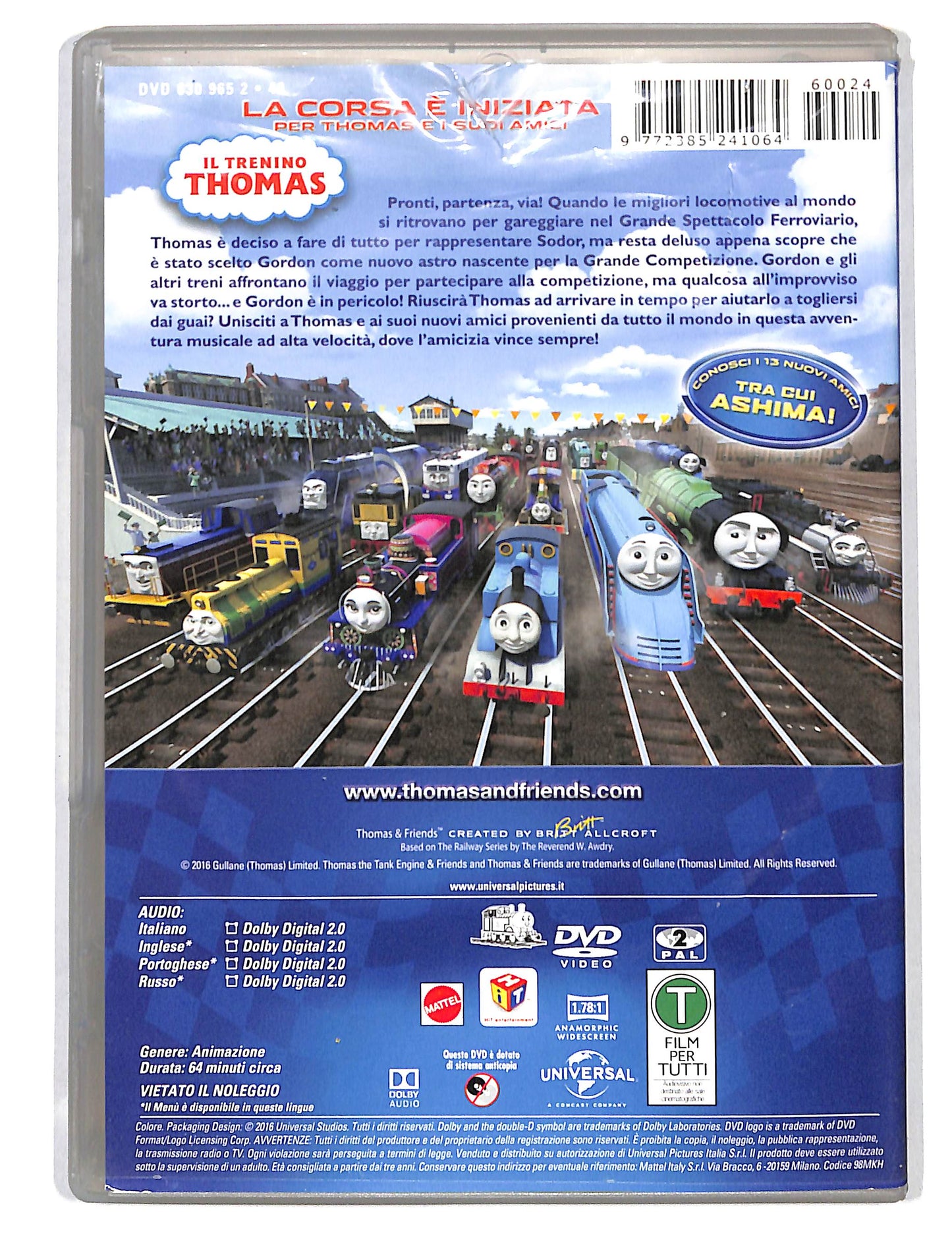 EBOND Il Trenino Thomas la Grande corsa EDITORIALE DVD DB710649