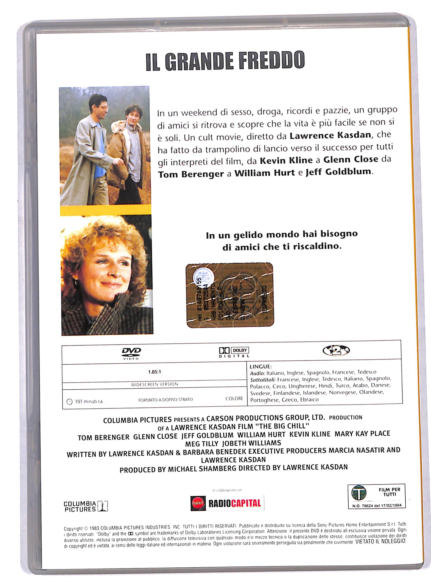 EBOND il grande freddo EDITORIALE DVD DB710919