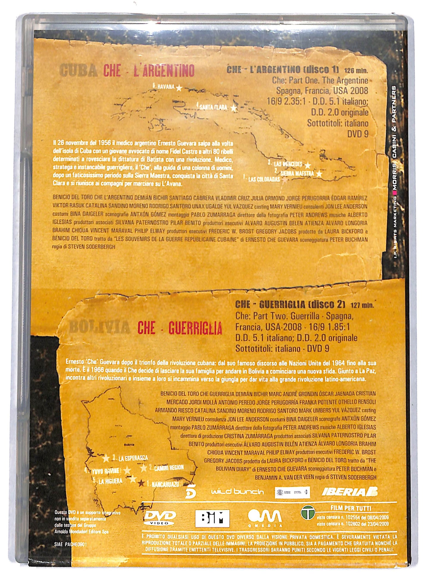 EBOND CHE L'ARGENTINO - GUERRIGLIA - 2 EDITORIALE DVD DB710953