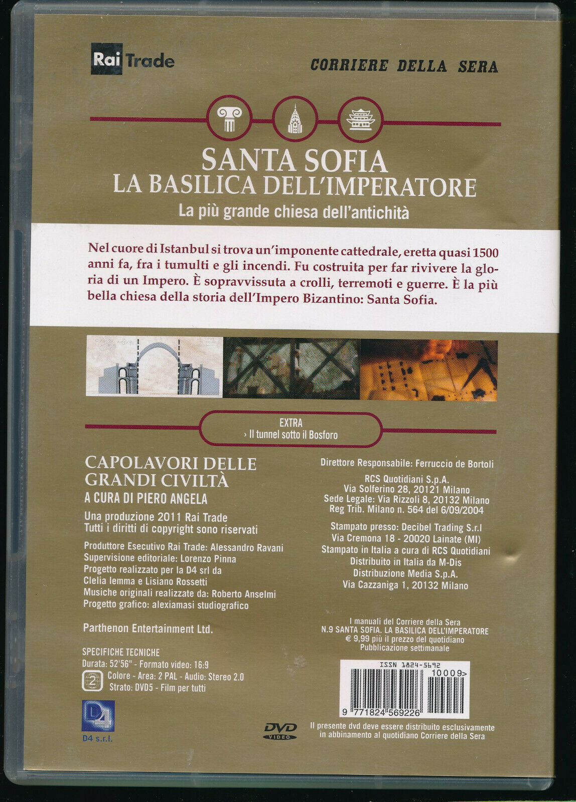 EBOND Piero Angela Santa Sofia La Basilica Dell'imperatore DVD DB711115