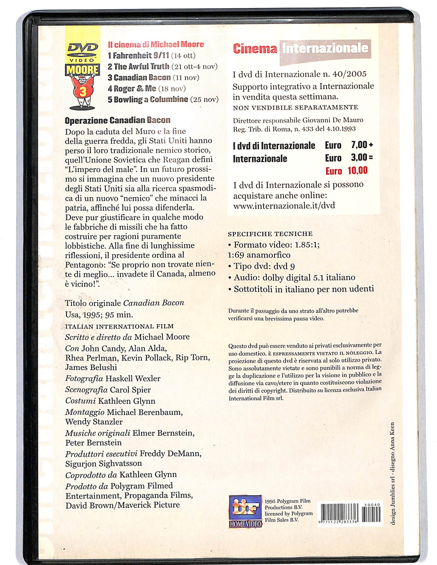 EBOND Operazione Canadian Bacon EDITORIALE DVD DB711146