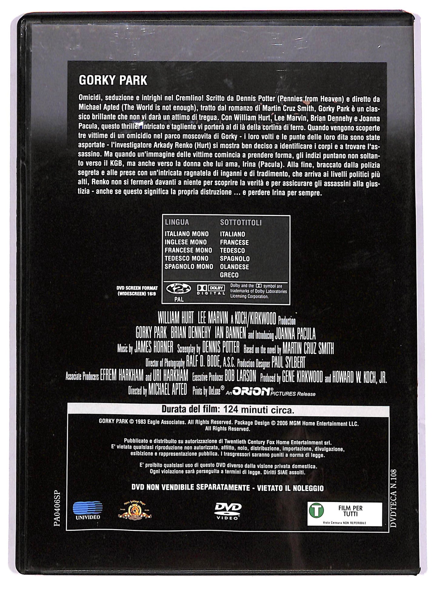 EBOND Gorky Park EDITORIALE DVD DB711156