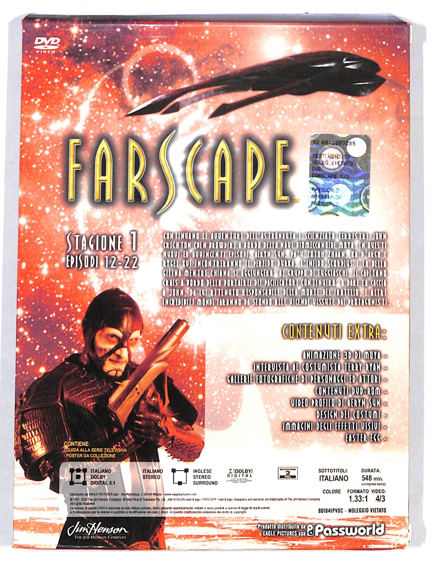 EBOND Farscape - Stagione 01 Episodi 12-22 DVD DB711204