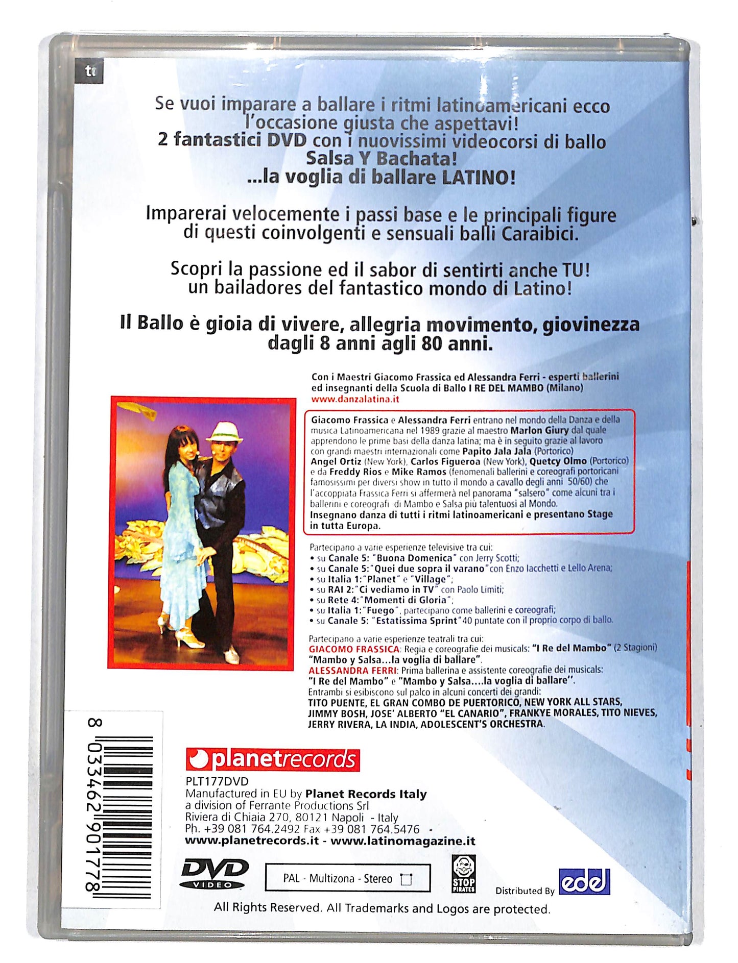 EBOND Videocorso di Salsa y Bachata DVD DB711247