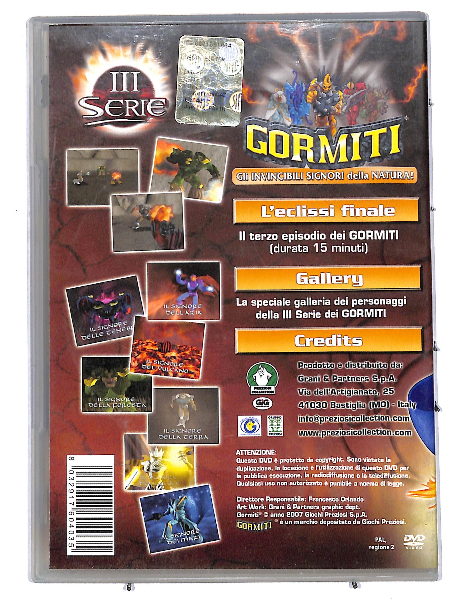 EBOND Gormiti - Gli Invincibili Signori Della Natura - 3 serie DVD DB711354