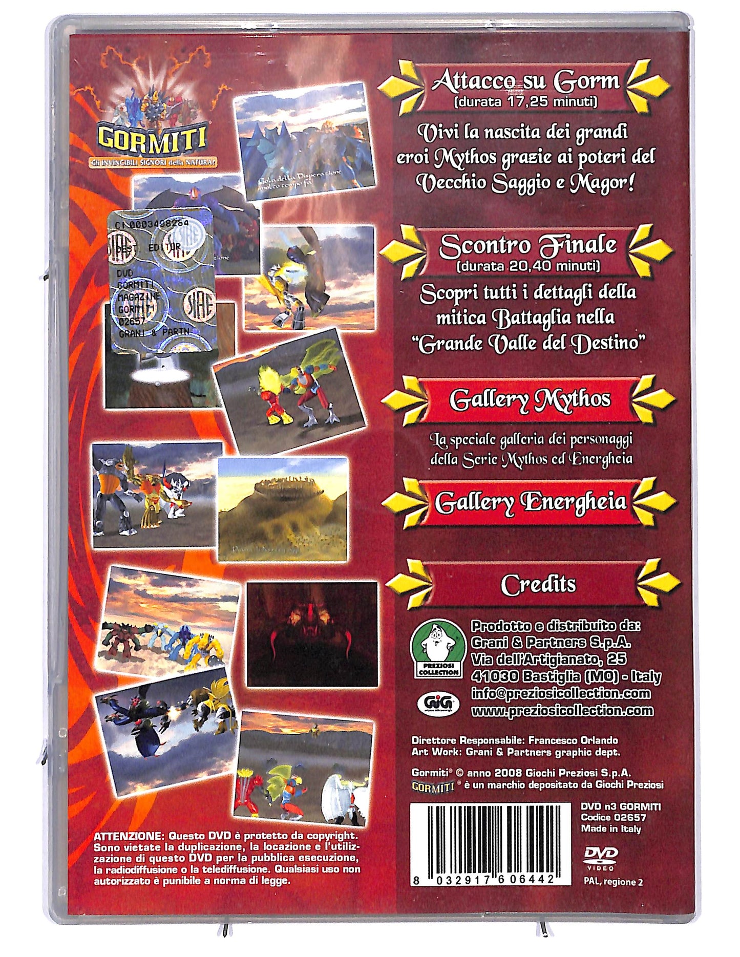 EBOND Gormiti Attaco Su Gorm e Scontro Finale slimcase EDITORIALE DVD DB711355