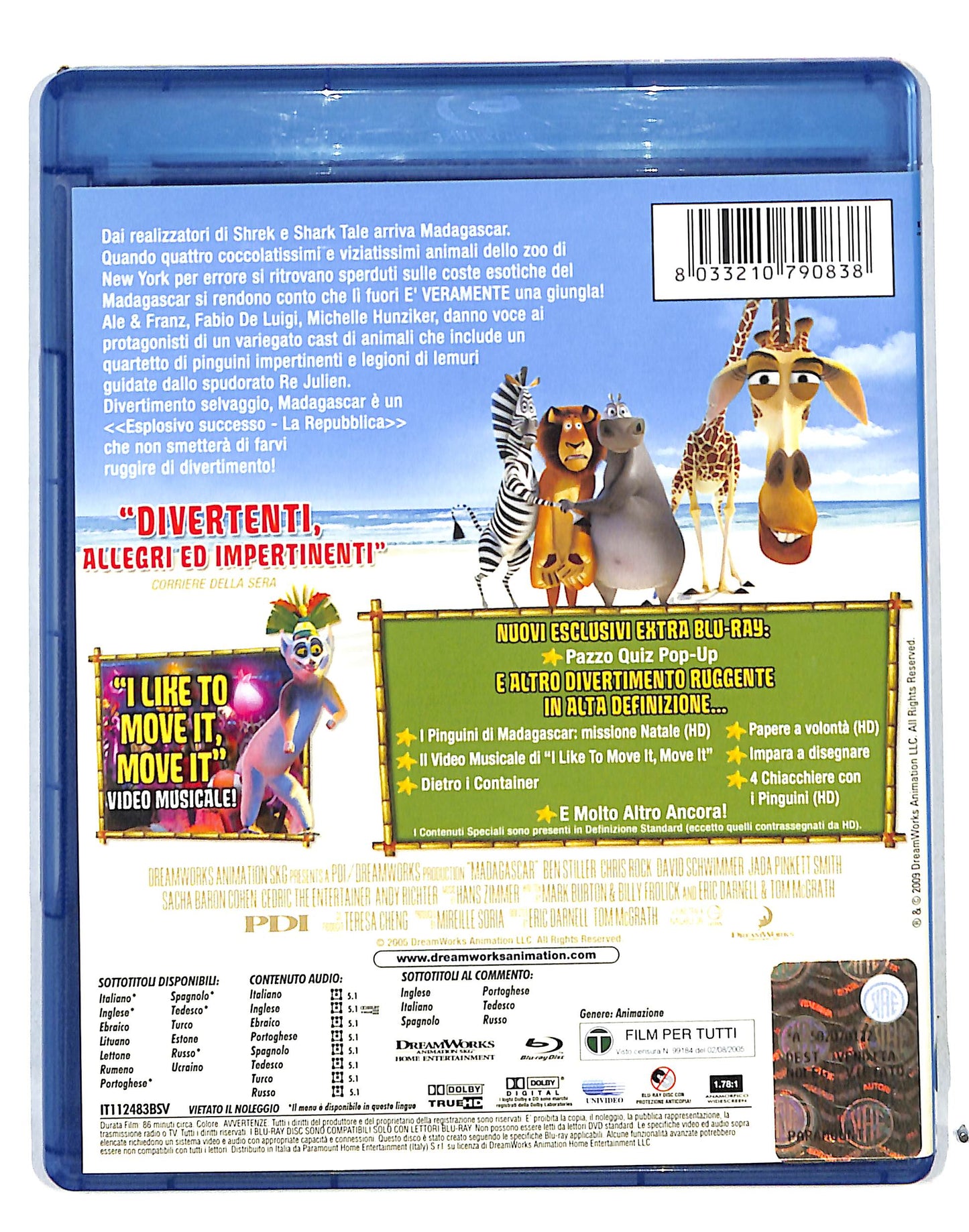 EBOND Madagascar BLURAY DB711602