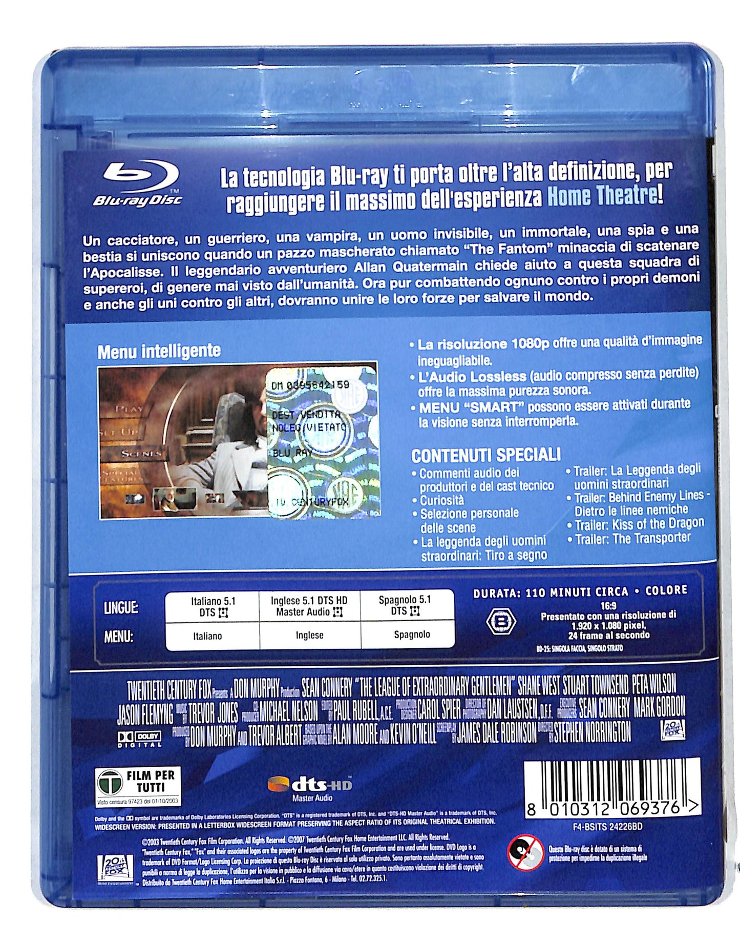 EBOND La Leggenda Degli Uomini Straordinari BLURAY DB711605