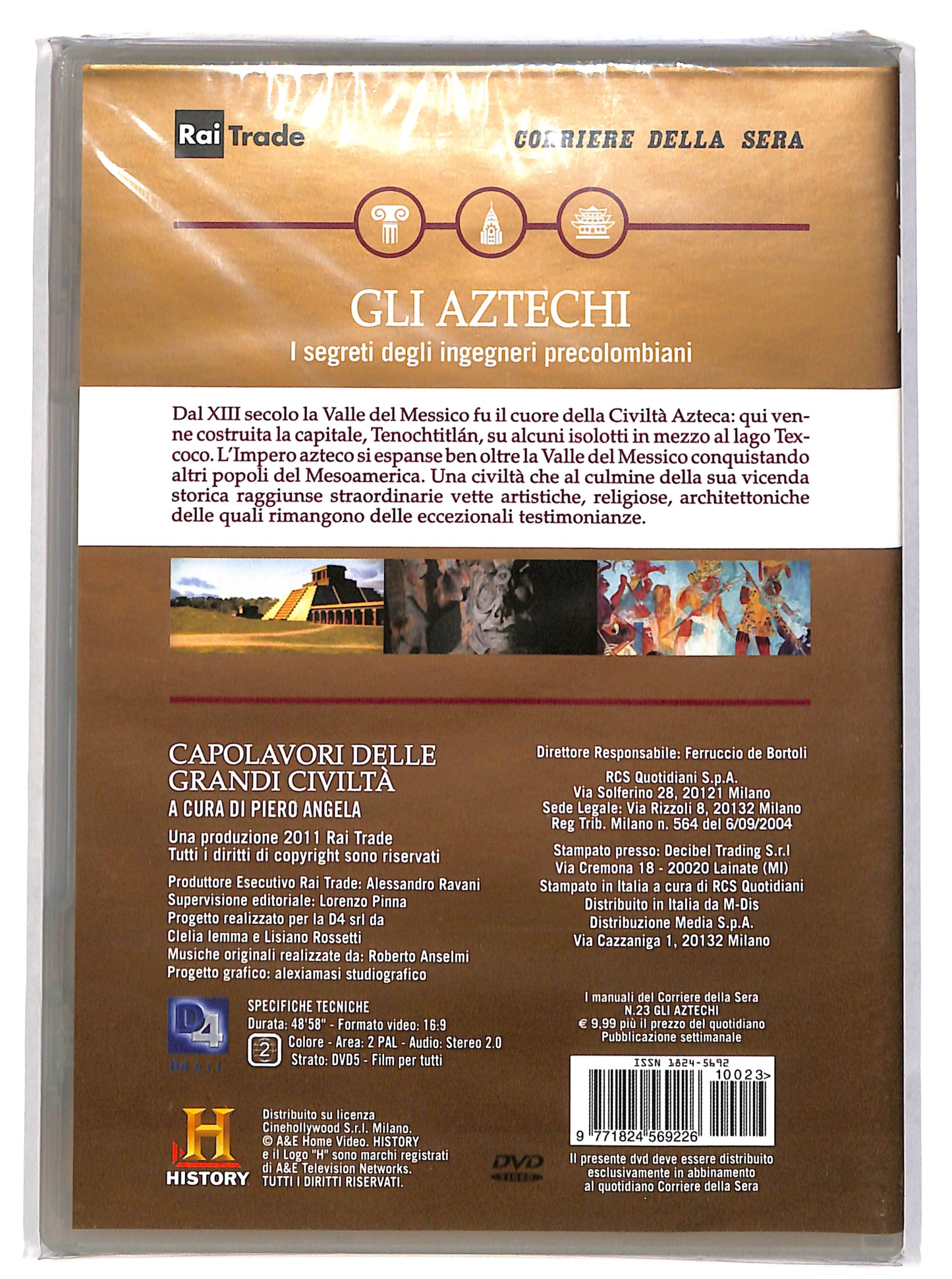 EBOND Gli aztechi - i segreti degli ingegneri EDITORIALE DVD DB712336