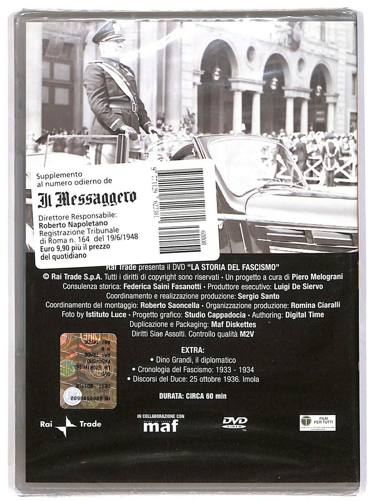 EBOND La Storia Del Fascismo Vol.8 Declino Del Consenso (1937-1943) DVD DB712342