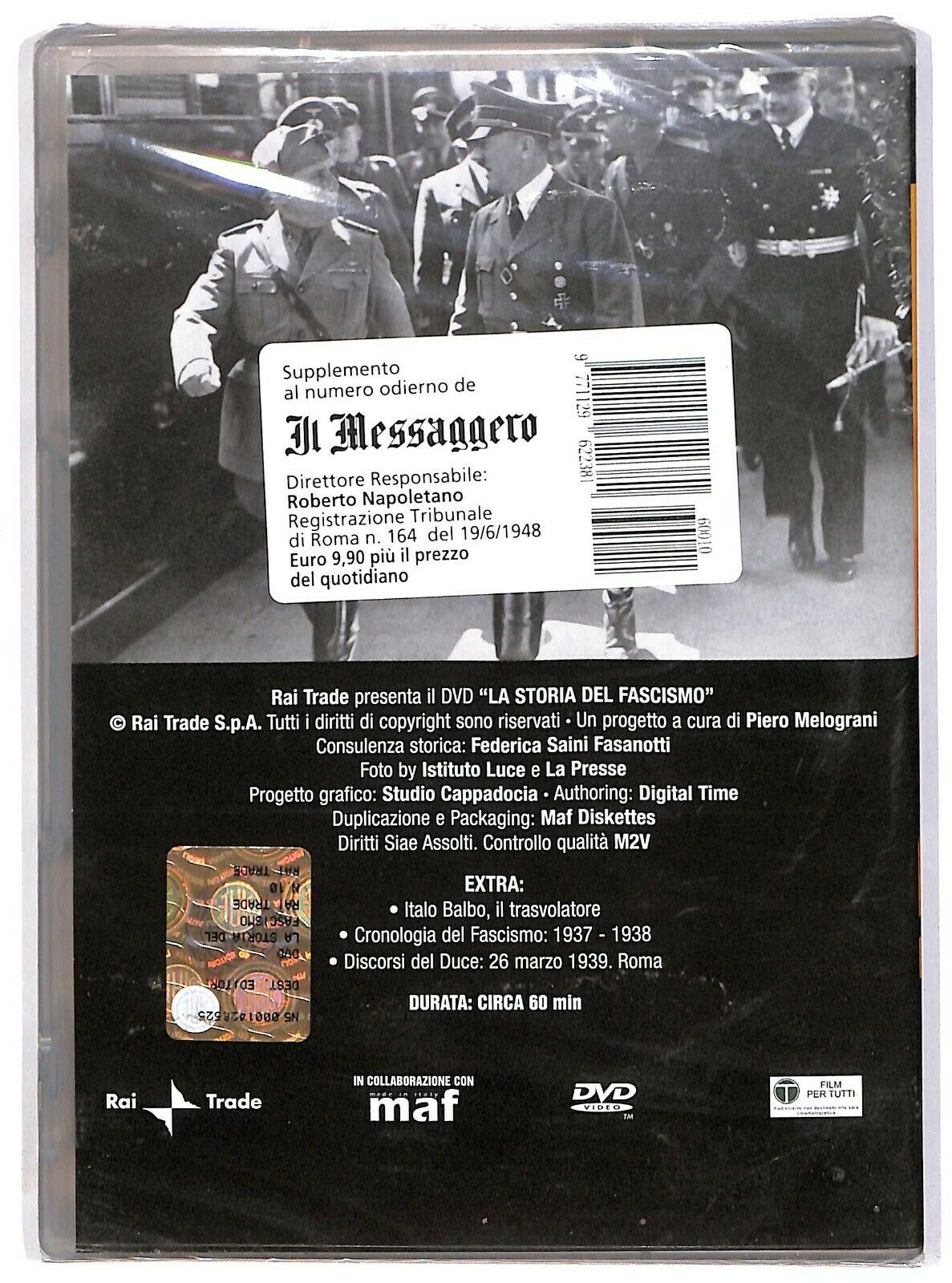 EBOND La Storia Del Fascismo Vol.10: La Seconda Guerra Mondiale 1939 DVD DB712343