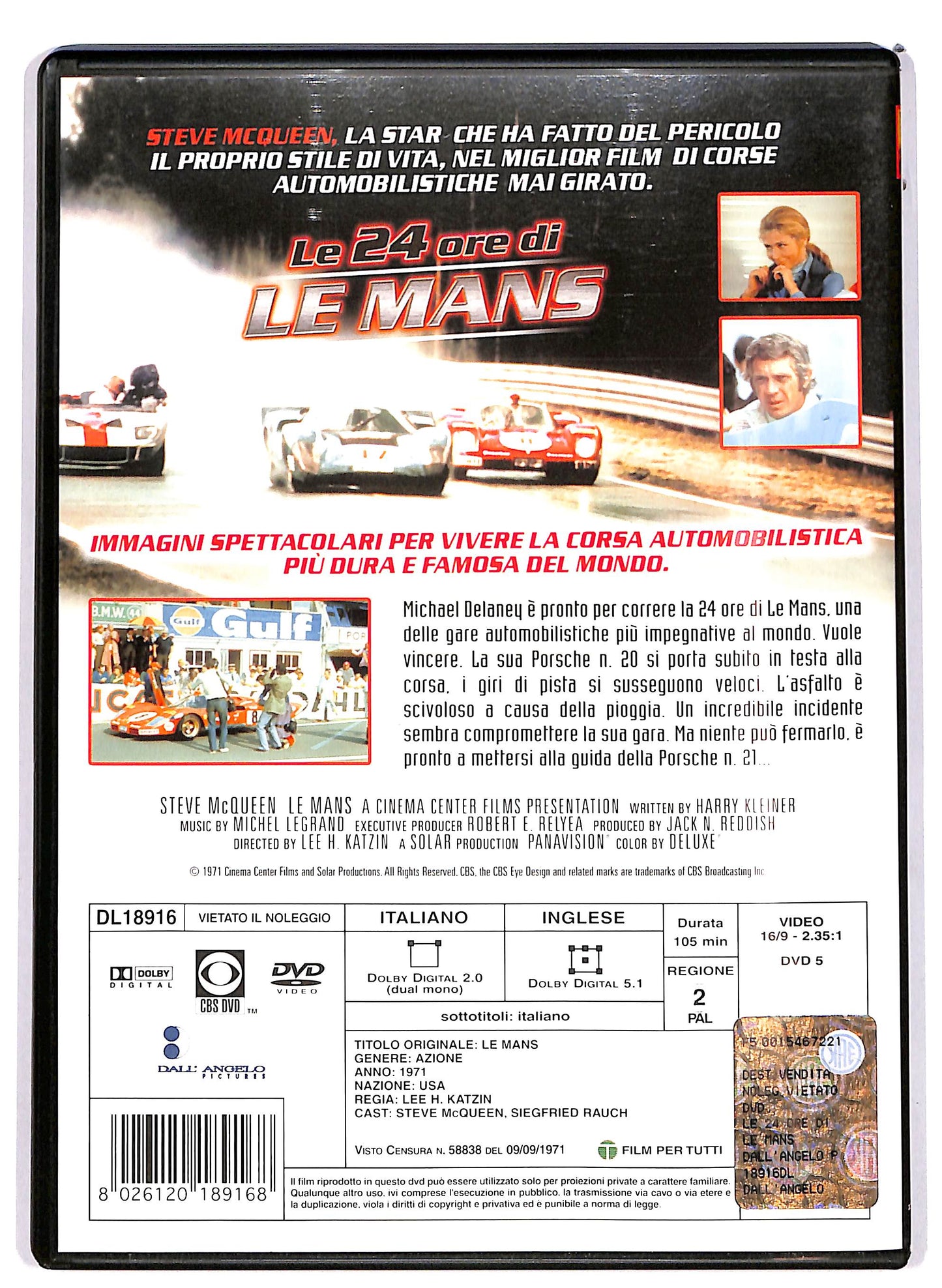 EBOND Le 24 Ore di Le Mans DVD DB712625