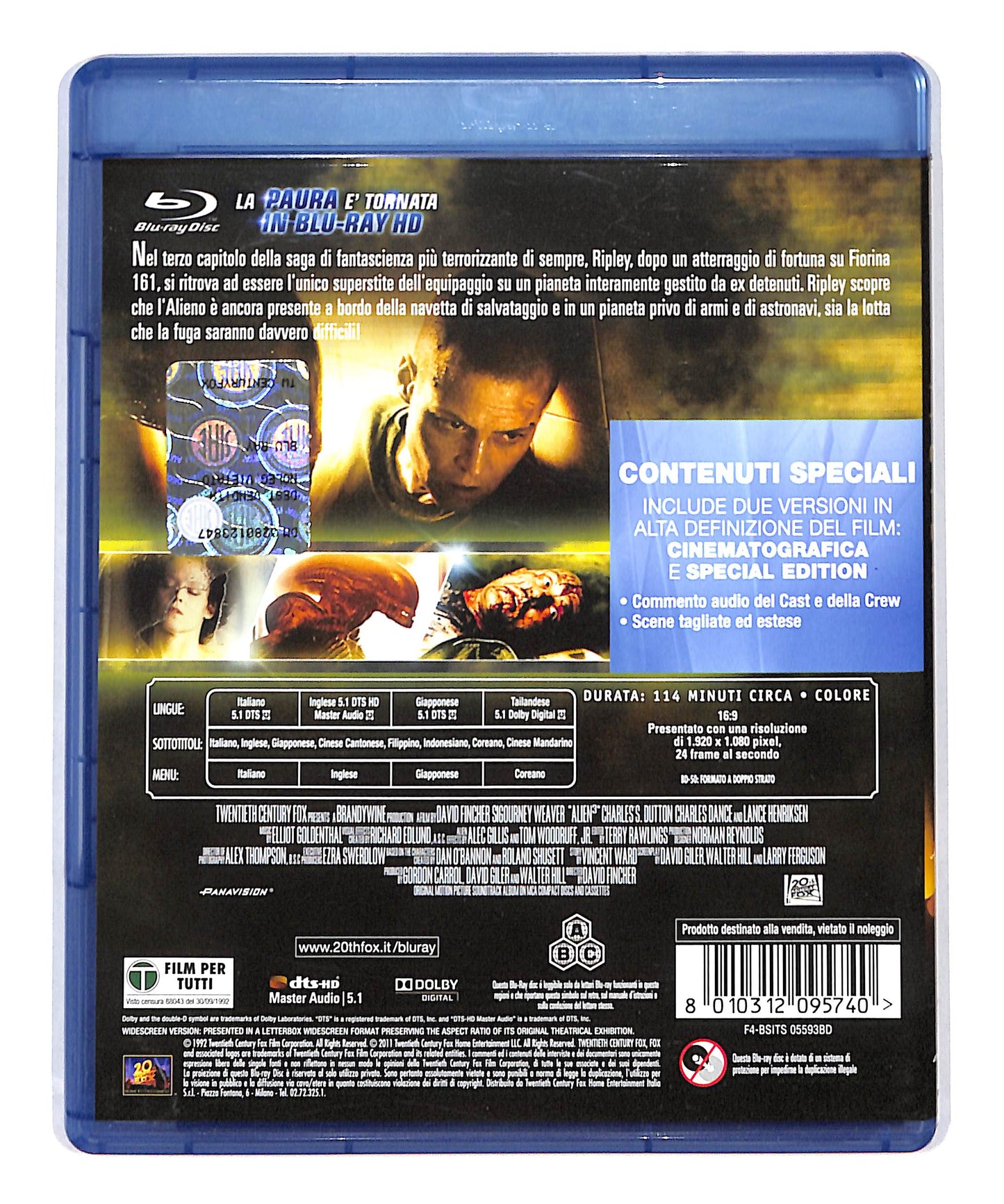 EBOND Alien 3 BLURAY DB712704