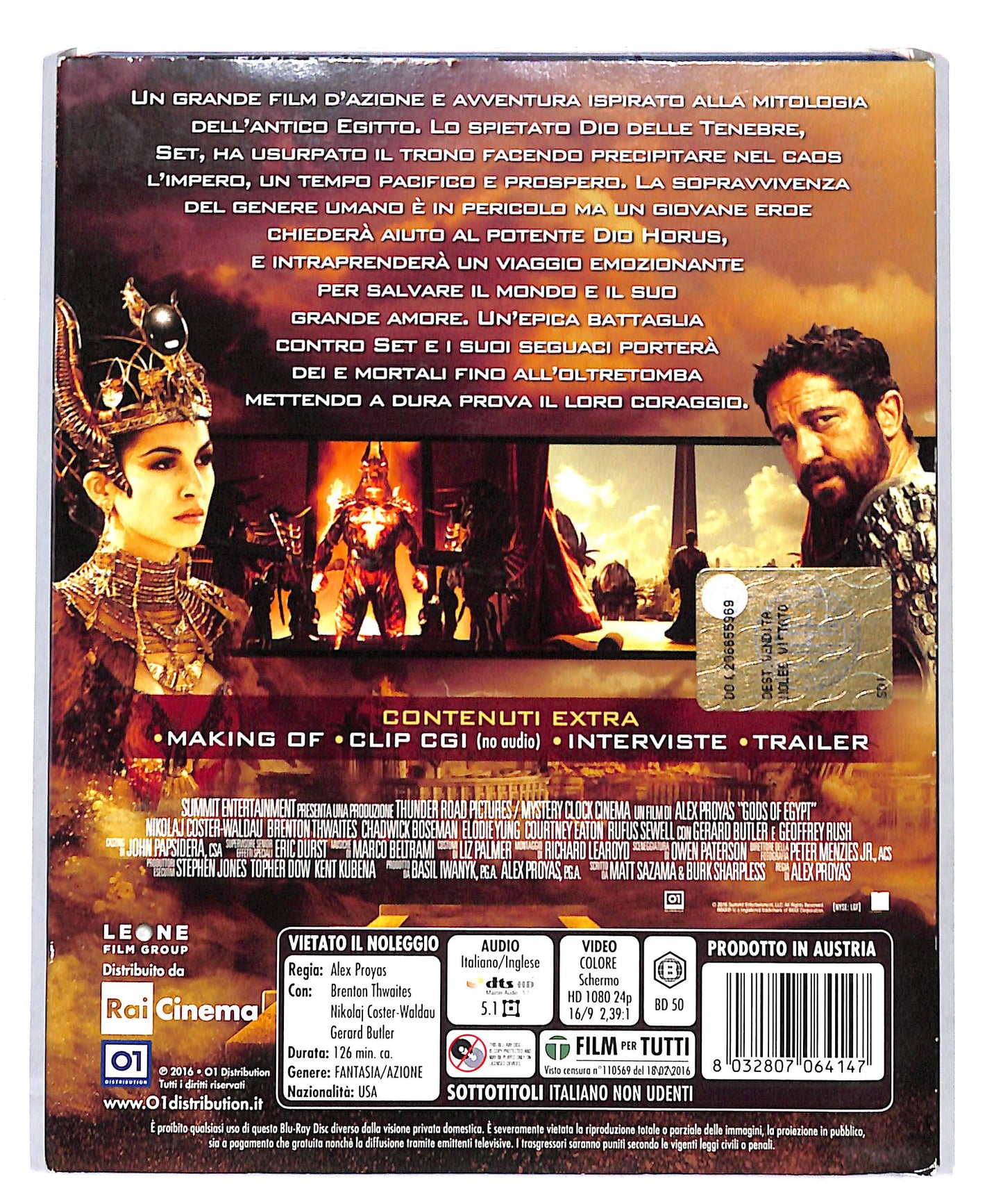EBOND Gods of Egypt BLURAY DB712717