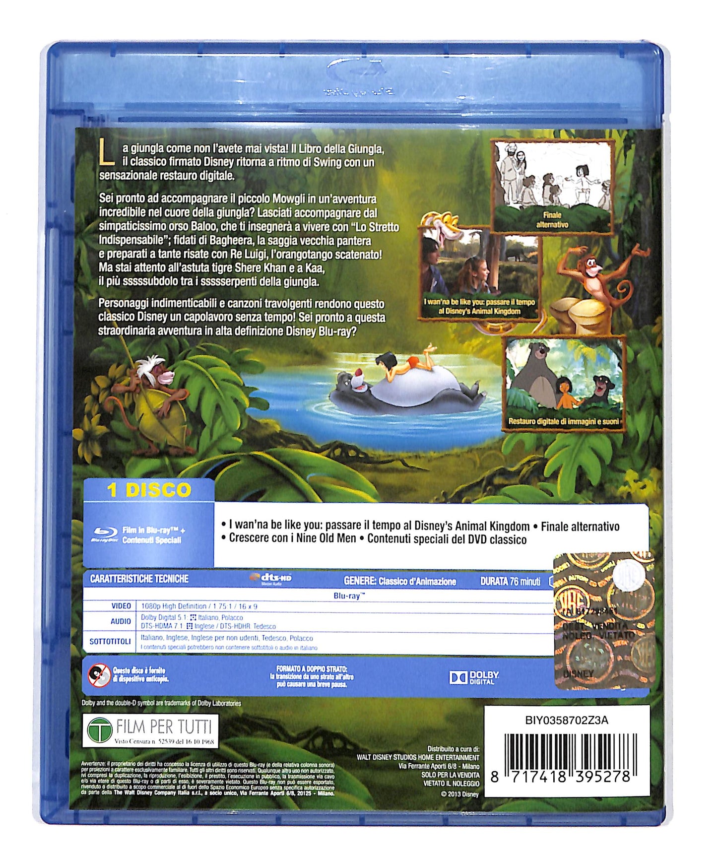 EBOND IlDella Giungla Edizione speciale BLURAY DB712719