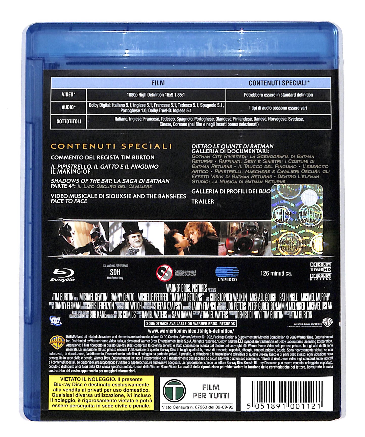 EBOND Batman - Il Ritorno BLURAY DB712723