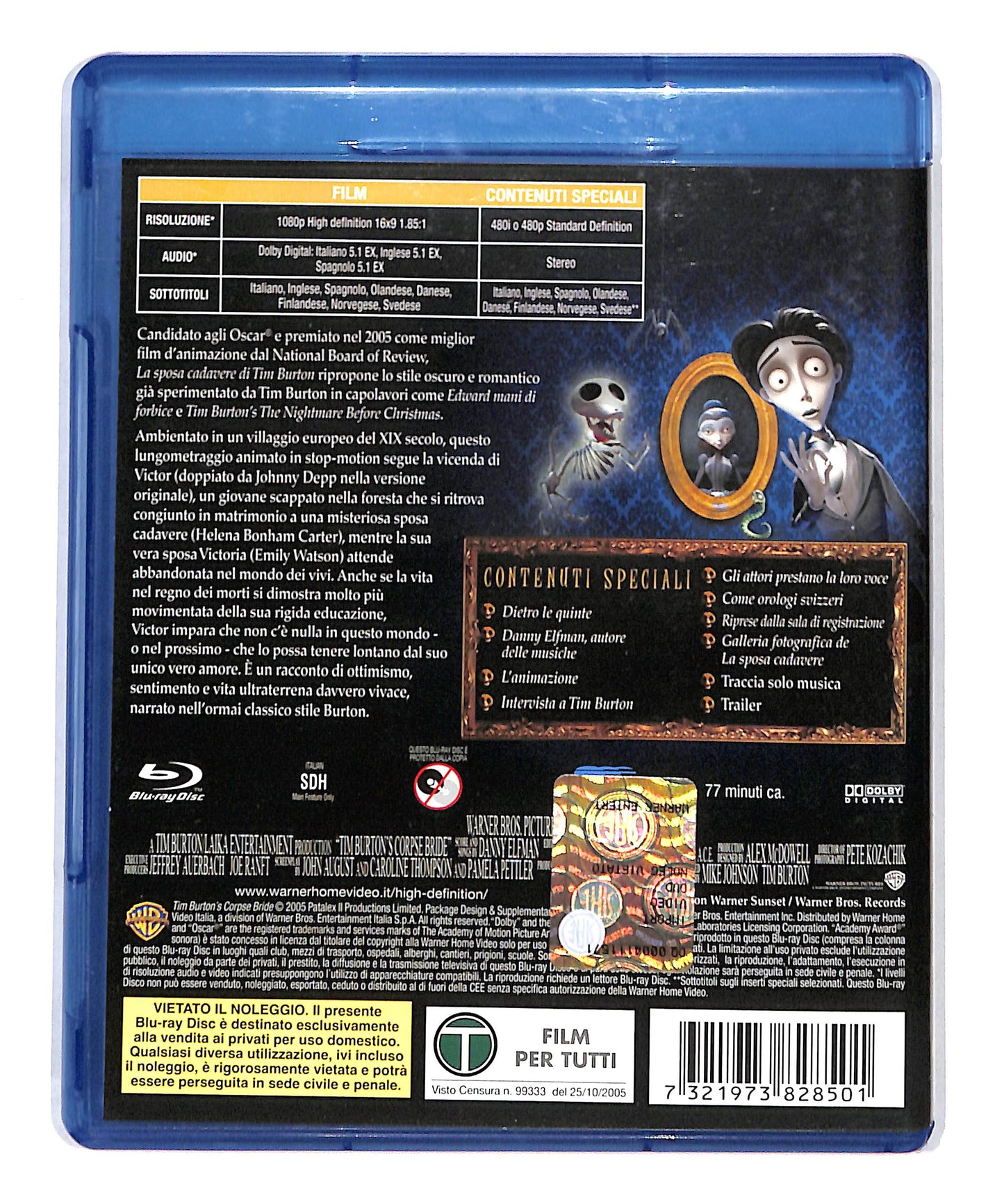 EBOND La sposa cadavere  BLURAY DB712728