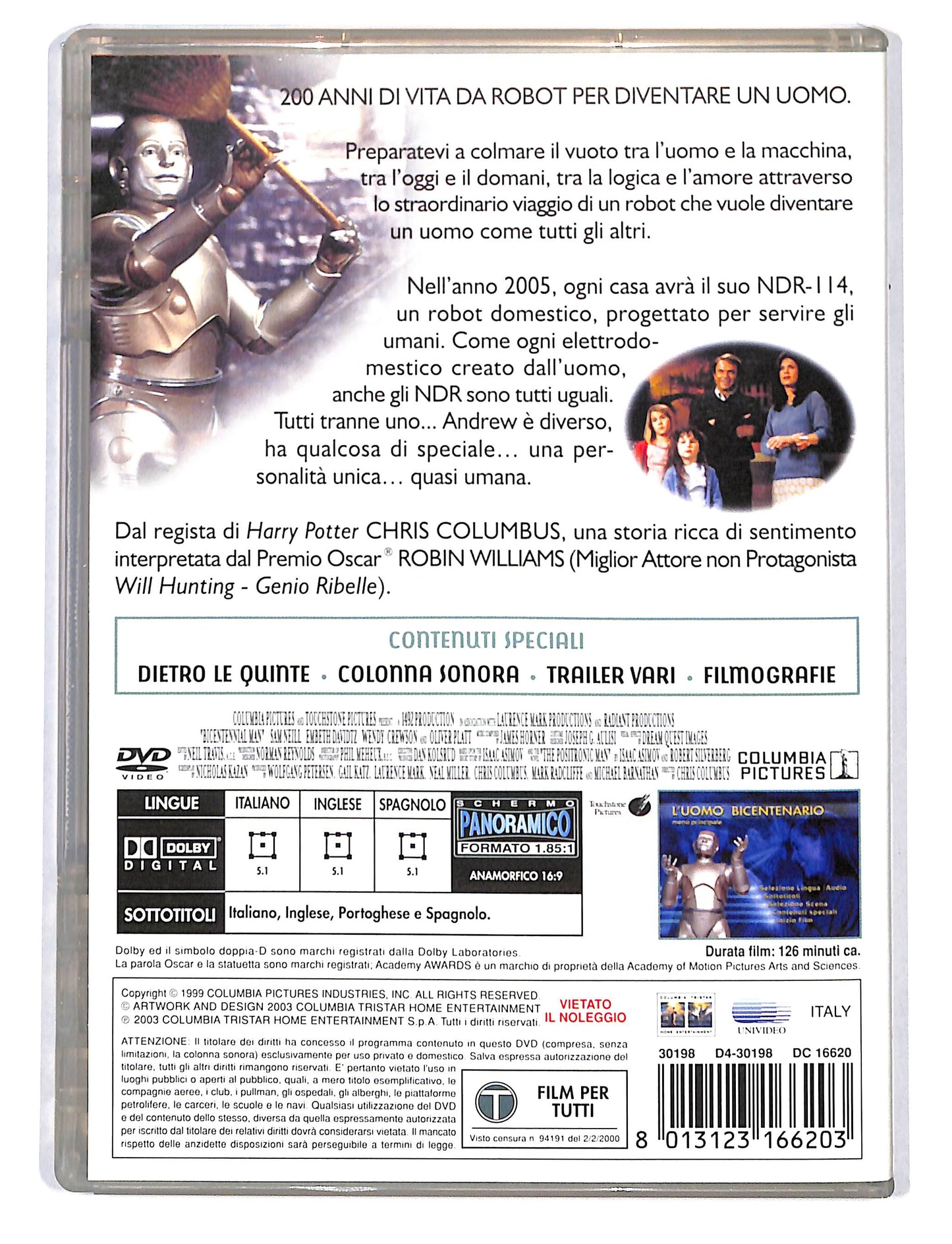 EBOND L'uomo bicentenario DVD DB712736