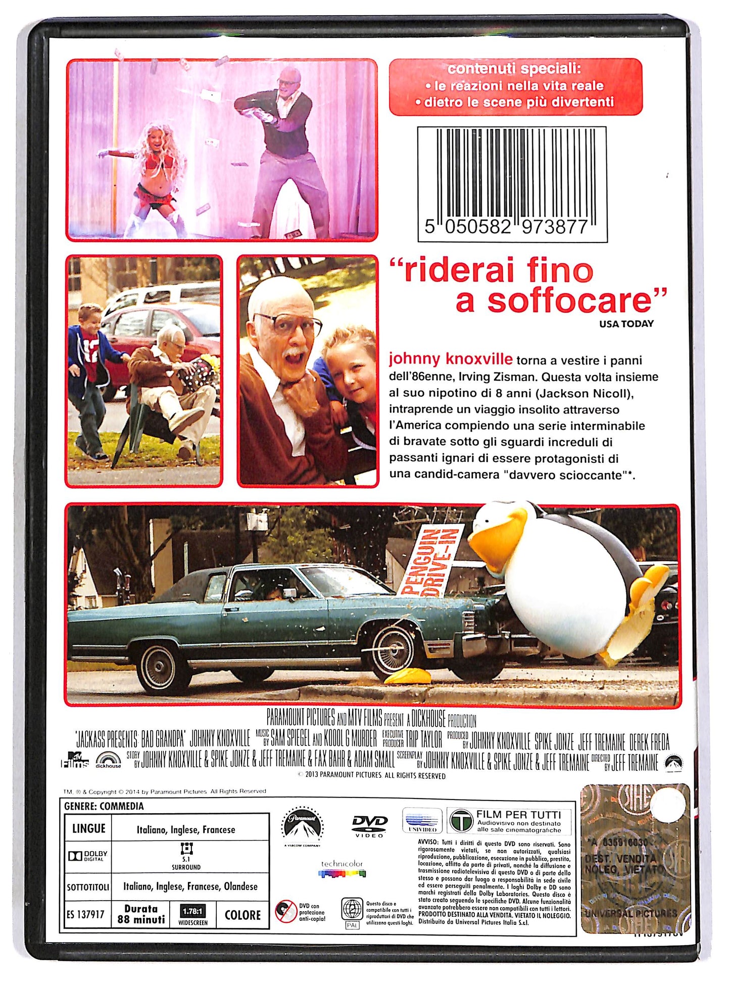 EBOND Jackass presents Bad Grandpa NOLEGGIO DVD DB712745