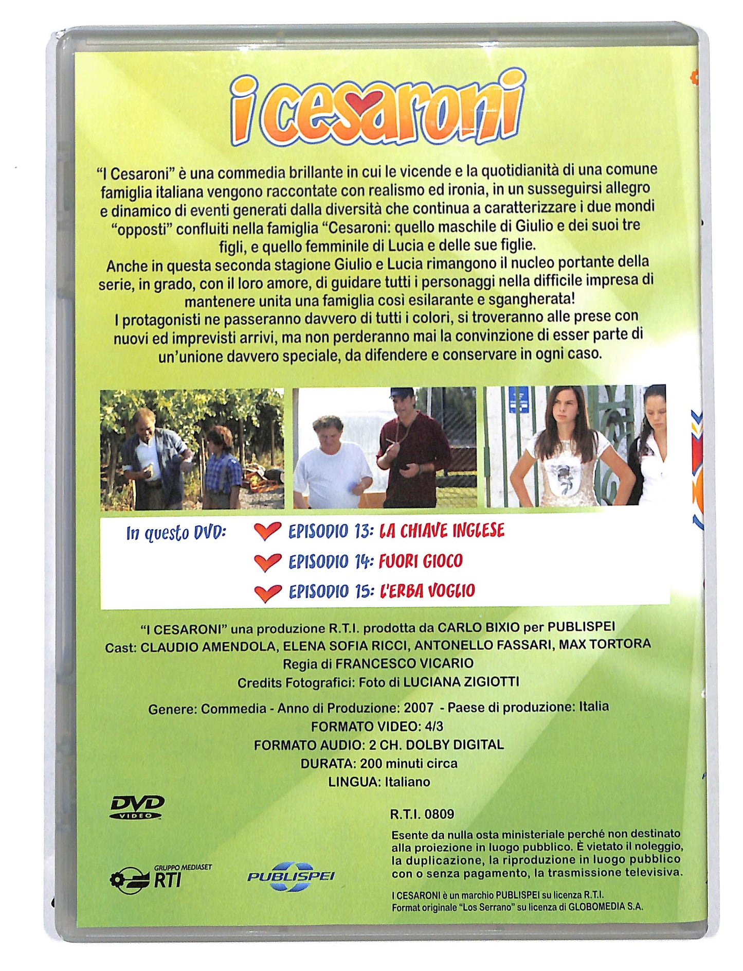 EBOND I Cesaroni vol.5 episodi 13-15 EDITORIALE DVD DB712748