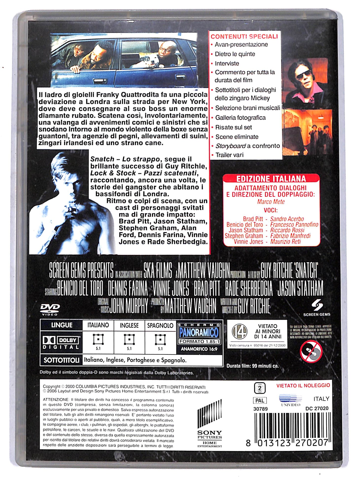 EBOND snatch - lo strappo DVD DB712756