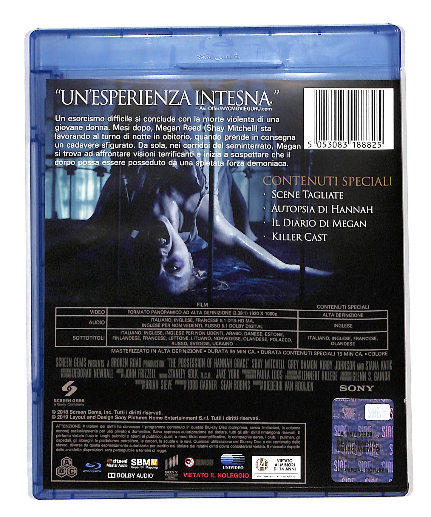 EBOND L'esorcismo di Hannah Grace BLURAY DB712934