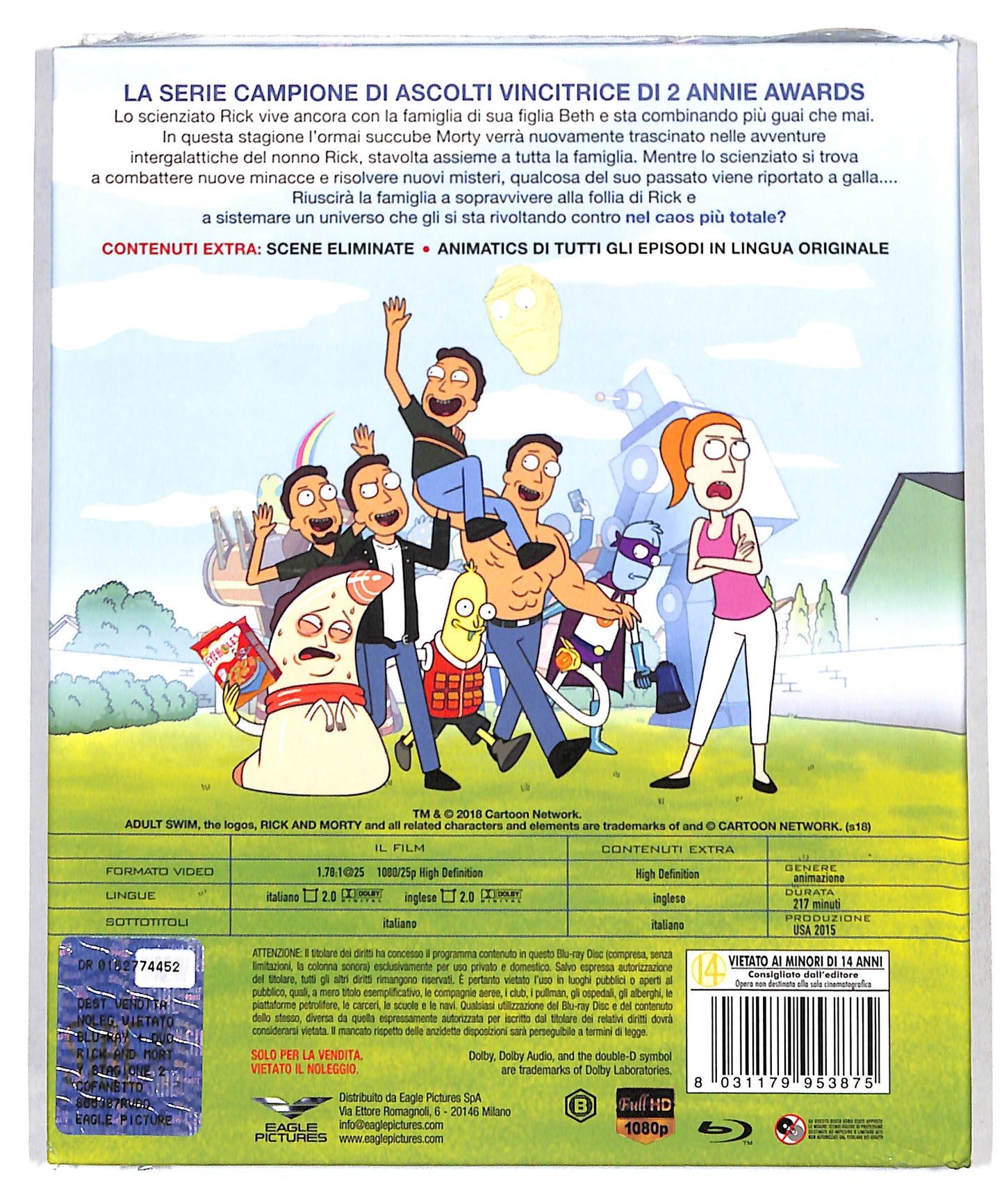 EBOND Rick And Morty Stagione 2 + dvd BLURAY DB712935