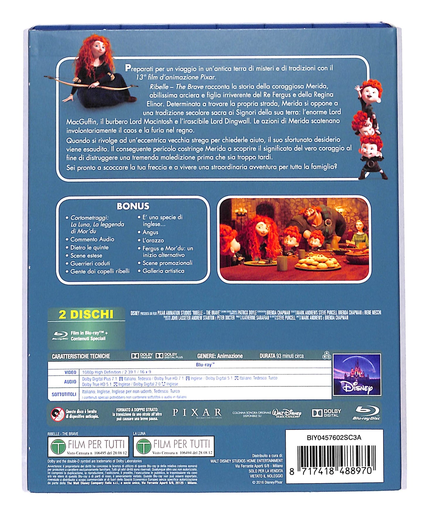 EBOND Ribelle The Brave ( 2 dischi) BLURAY DB712963