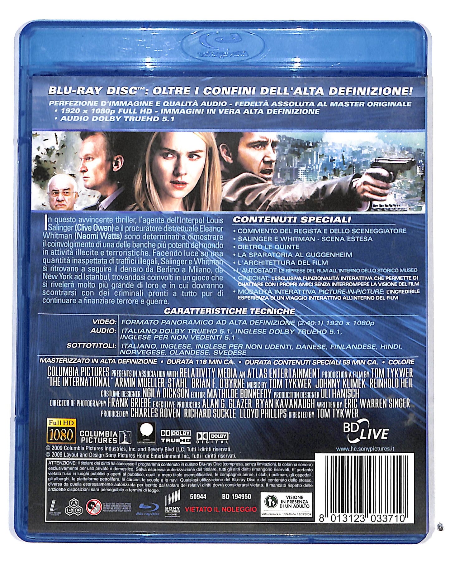 EBOND The International BLURAY BLURAY DB713203