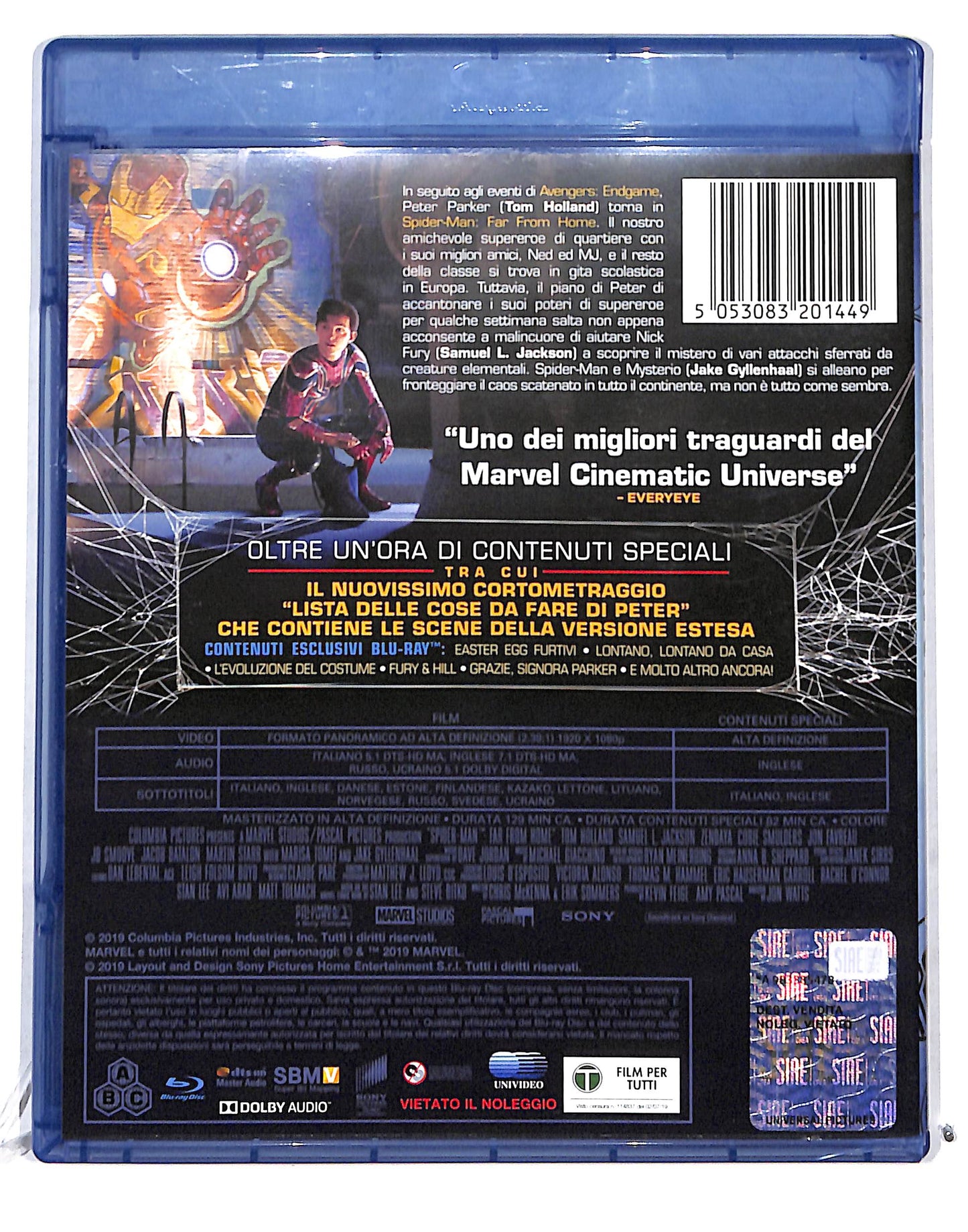 EBOND Spider-Man Far From home BLURAY BLURAY DB713211
