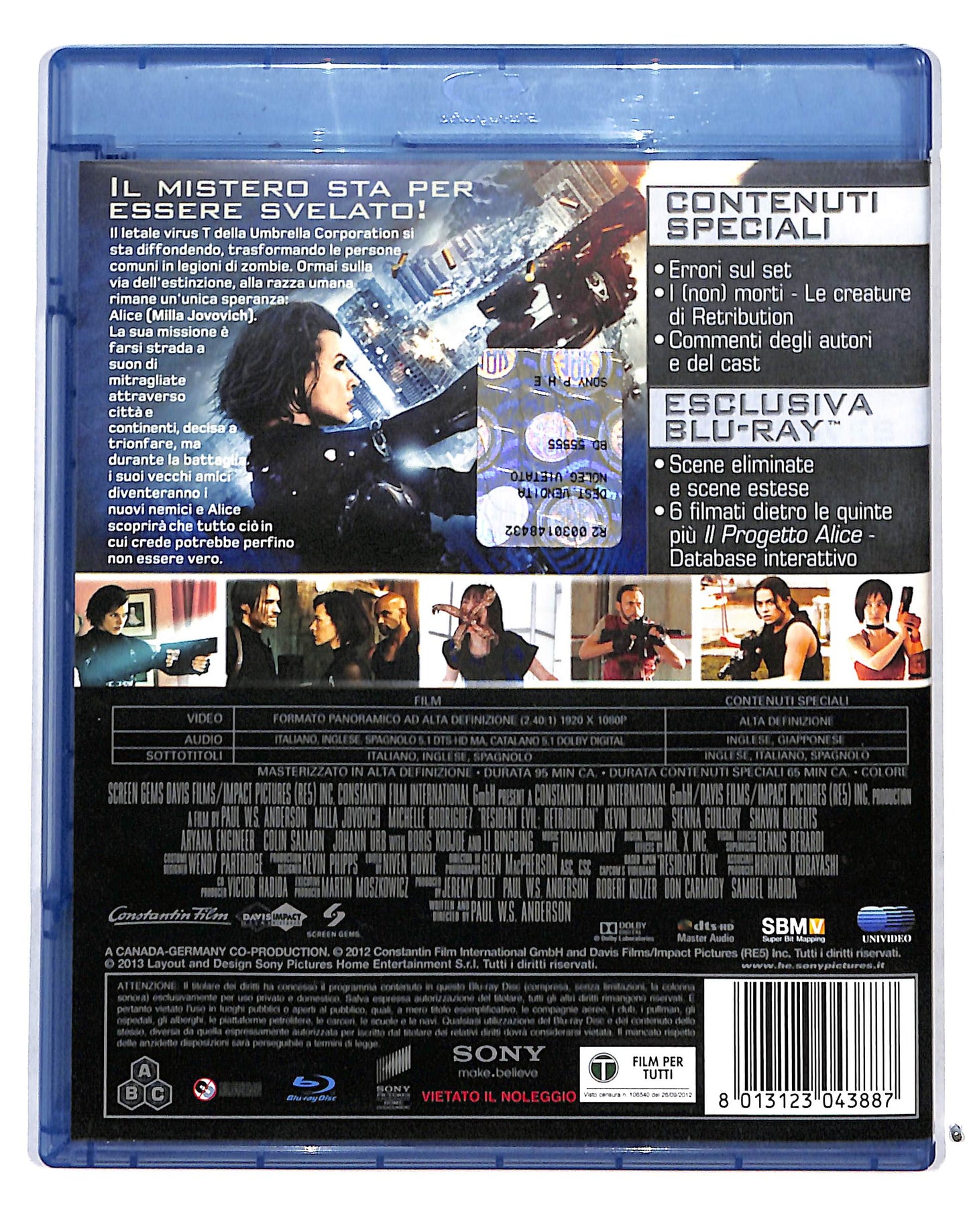 EBOND Resident Evil: Retribution BLURAY BLURAY DB713221