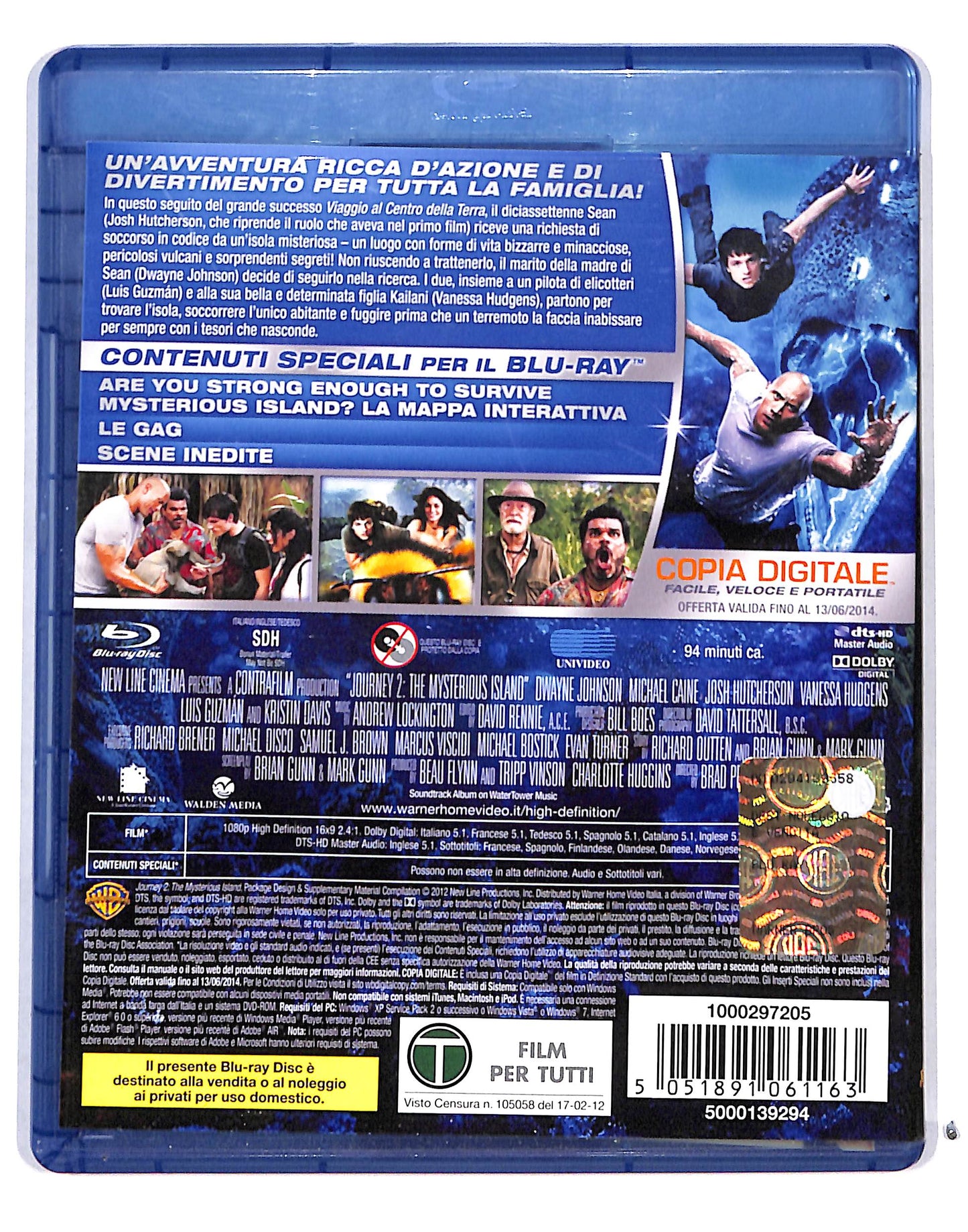 EBOND Viaggio Nell'isola Misteriosa BLURAY BLURAY DB713226