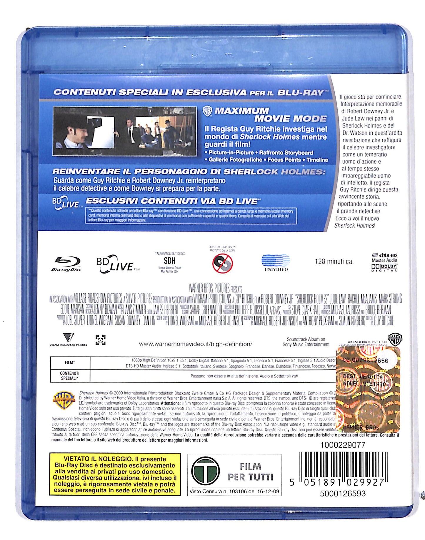 EBOND Sherlock Holmes BLURAY DB713234