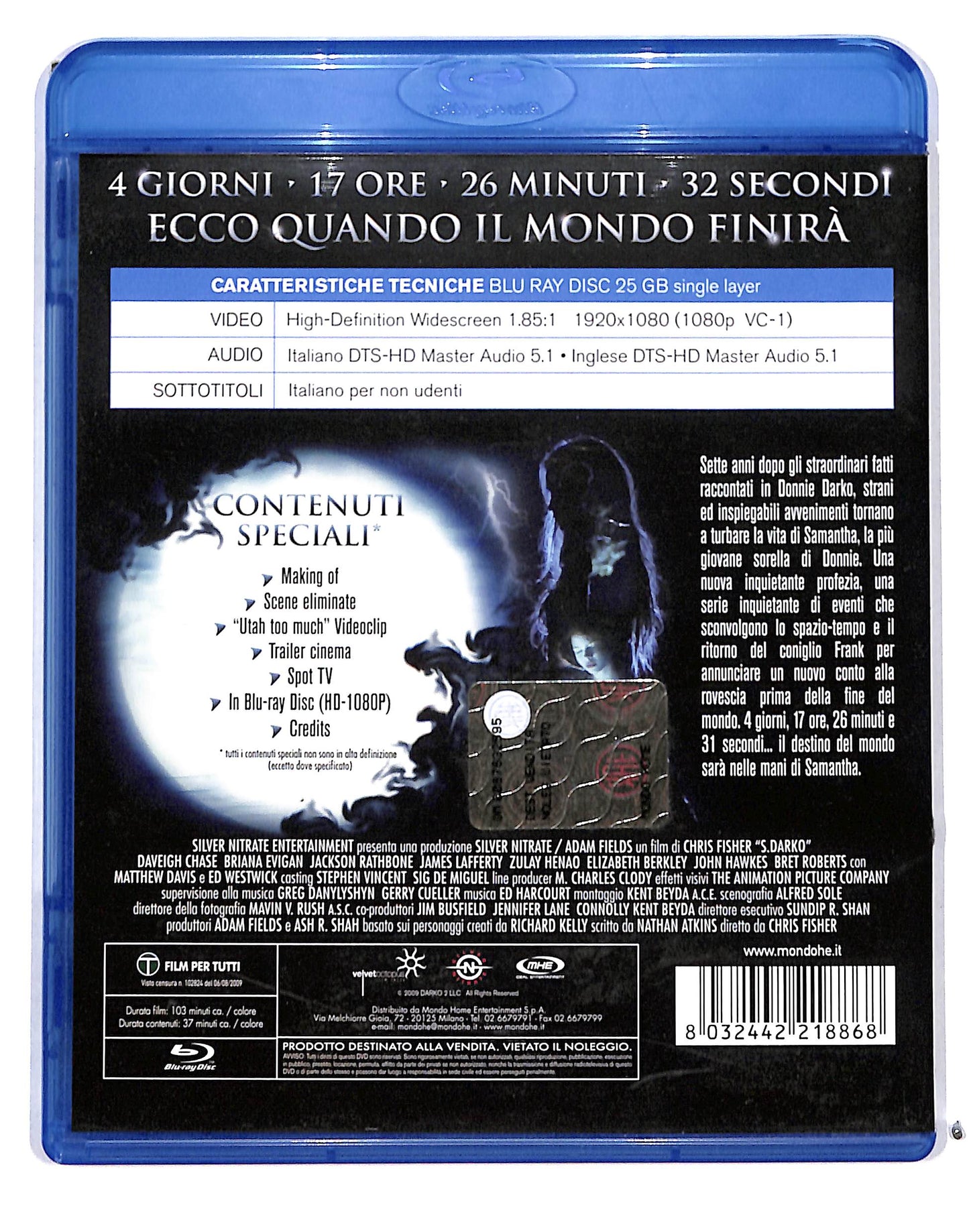 EBOND S.Darko BLURAY BLURAY DB713242