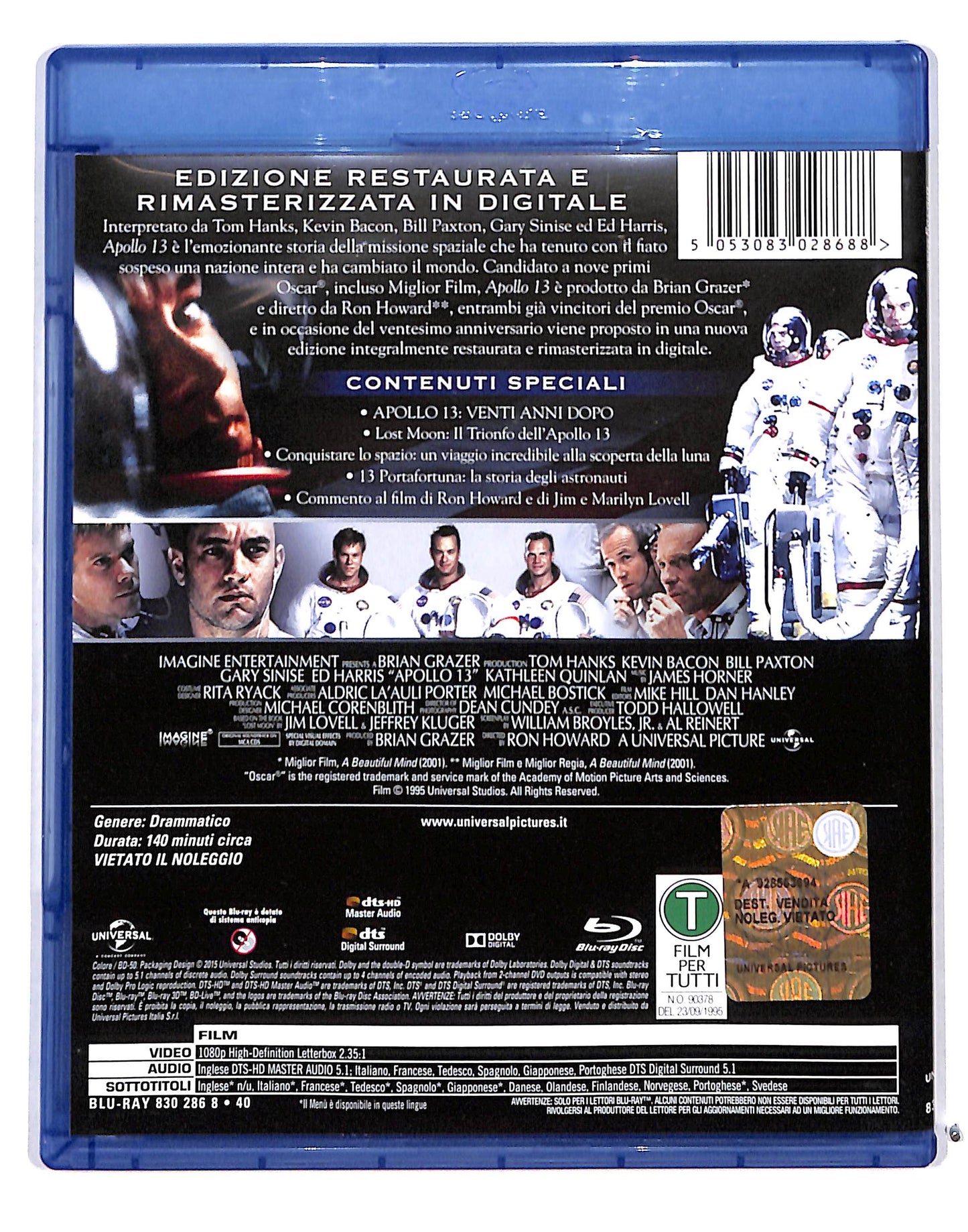 EBOND Apollo 13 BLURAY BLURAY DB713245