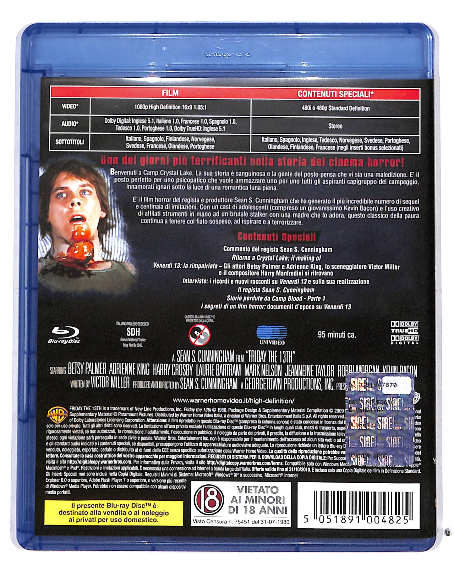 EBOND Venerdi 13 BLURAY BLURAY DB713260