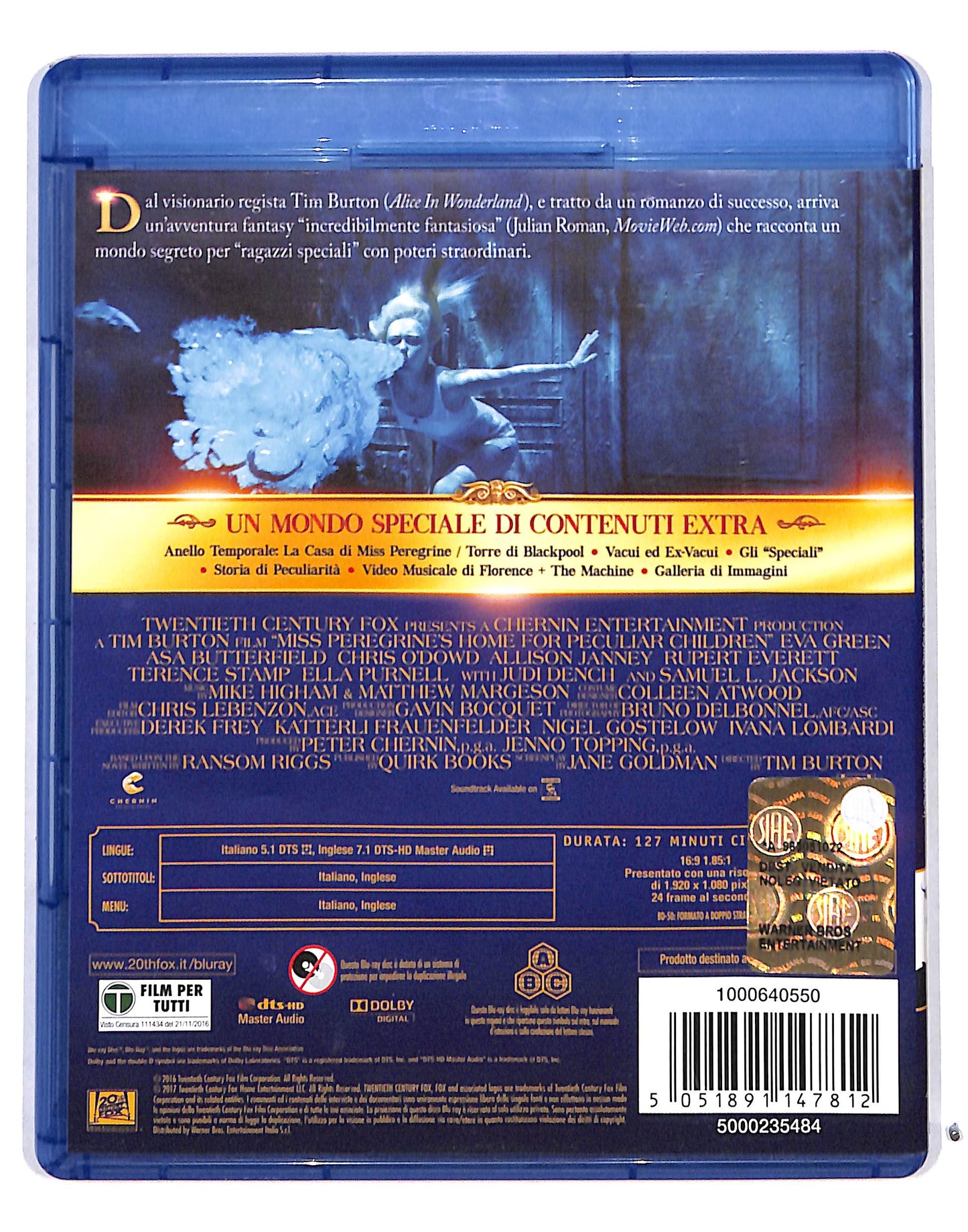 EBOND Miss Peregrine - La casa dei ragazzi speciali BLURAY BLURAY DB713261