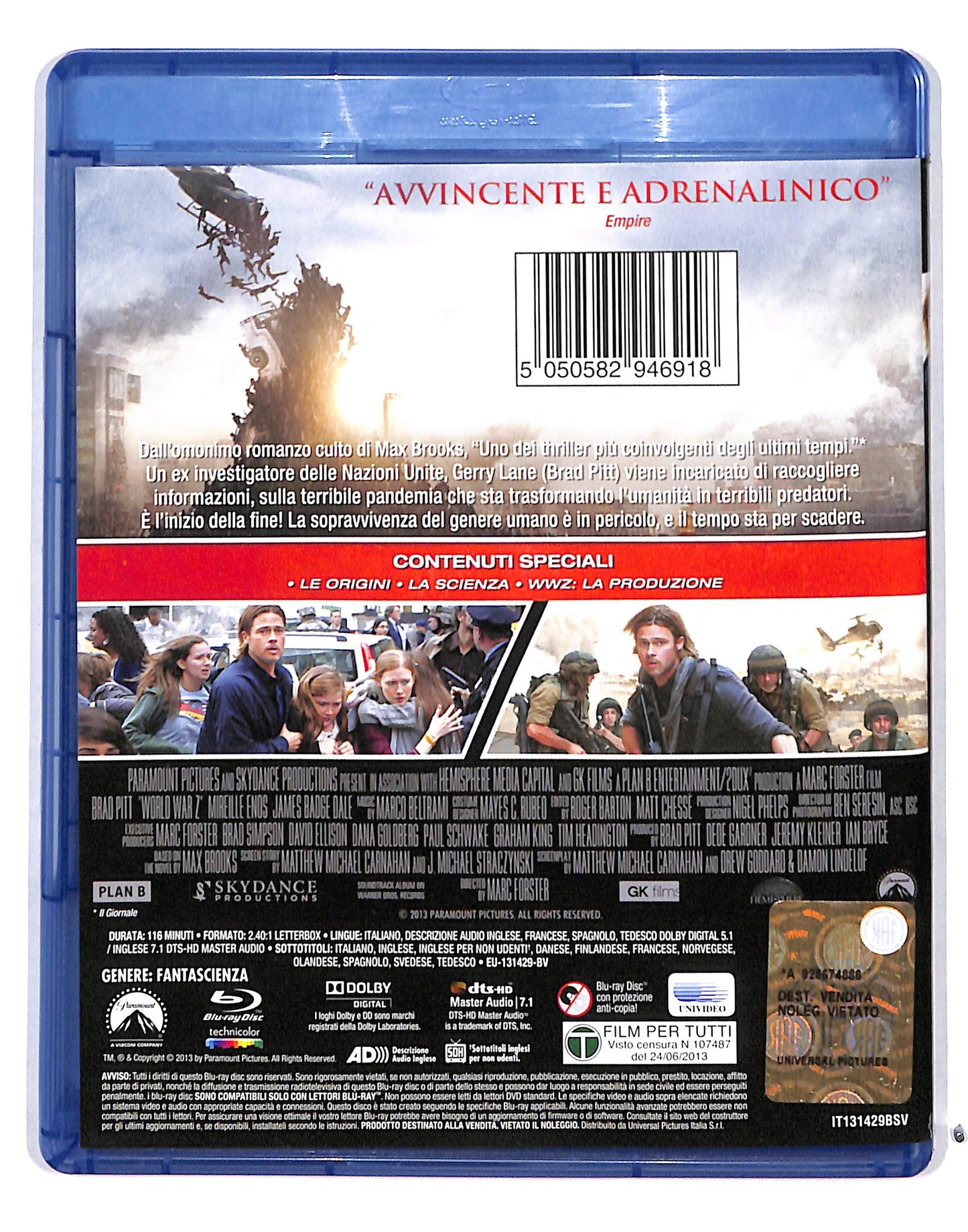 EBOND World War Z BLURAY DB713264
