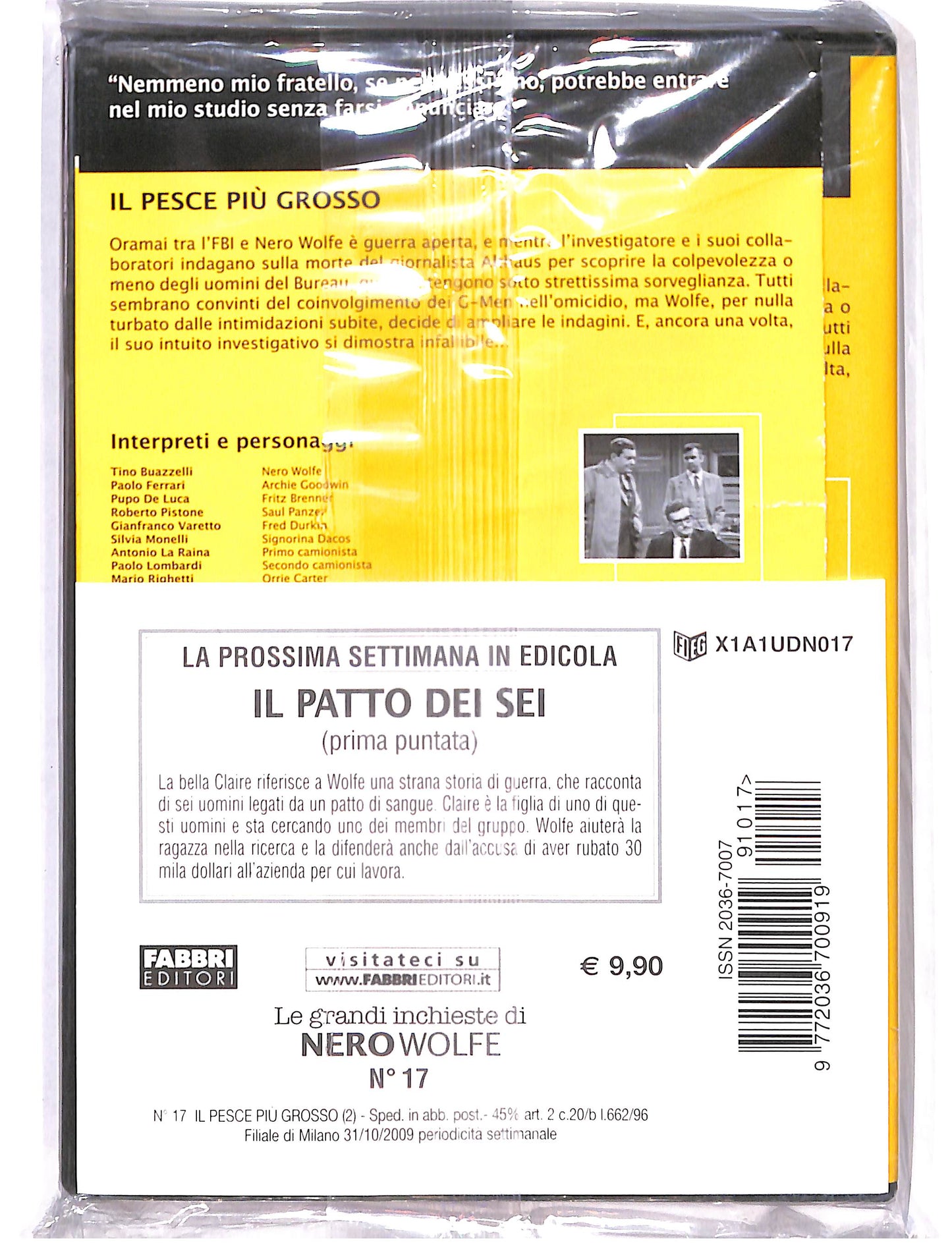 EBOND Nero Wolfe - il pesce piu grosso 2 puntata DVD DB713612