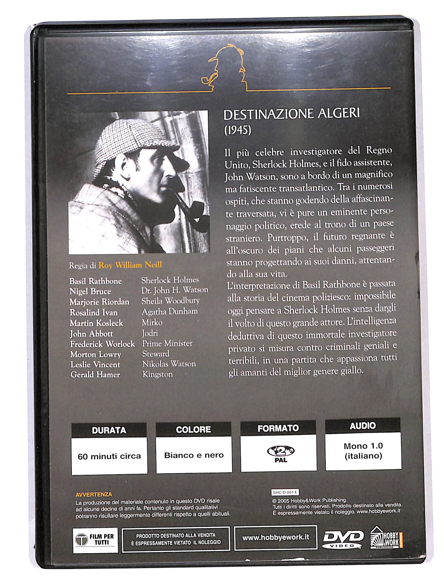 EBOND Sherlock Holmes collection- destinazione Algeri DVD DB713631