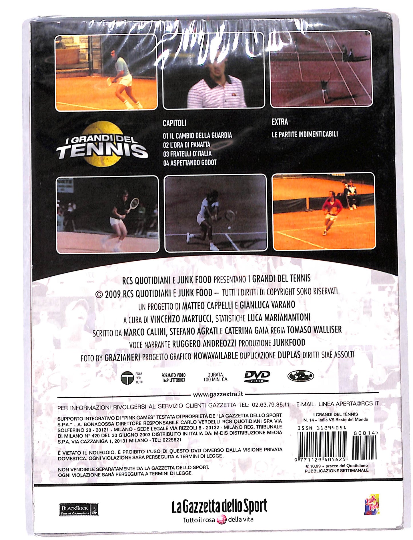 EBOND I grandi del tennis vol 14 Italia vs resto del mondo DVD DB713634