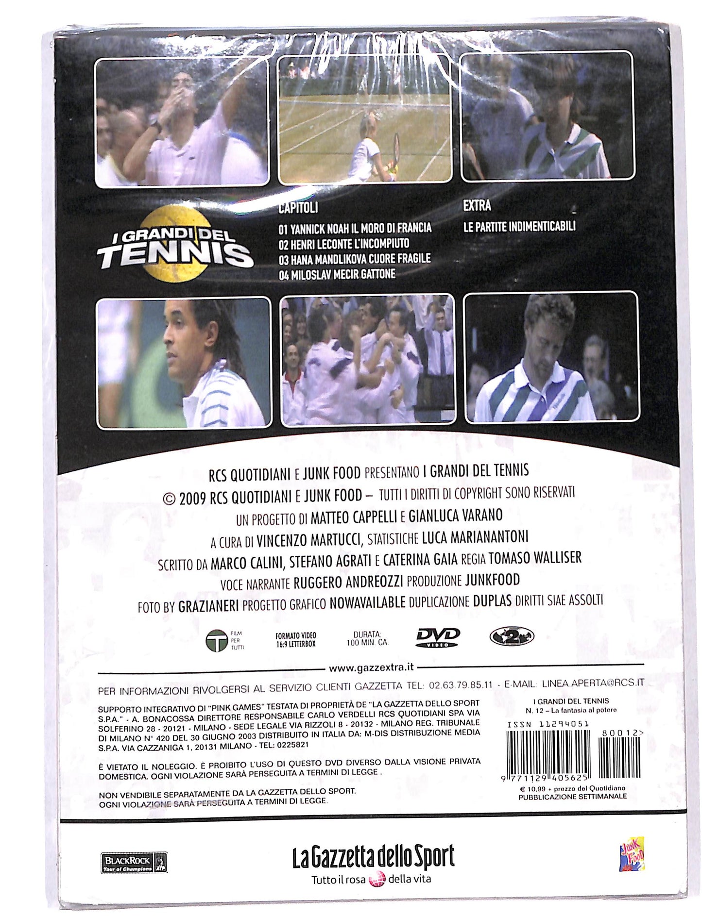 EBOND I Grandi del Tennis vol 12 La fantasia al potere DVD DB713637