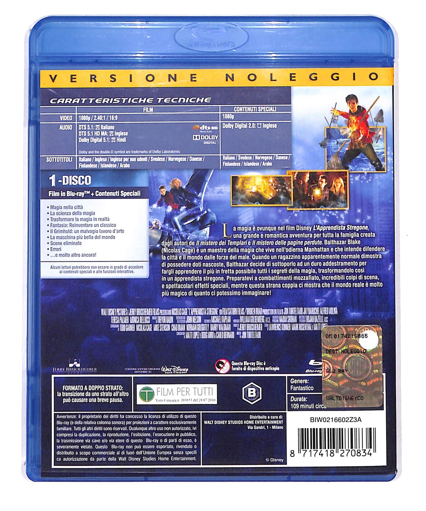 EBOND L'apprendista stregone NOLEGGIO BLURAY DB713723