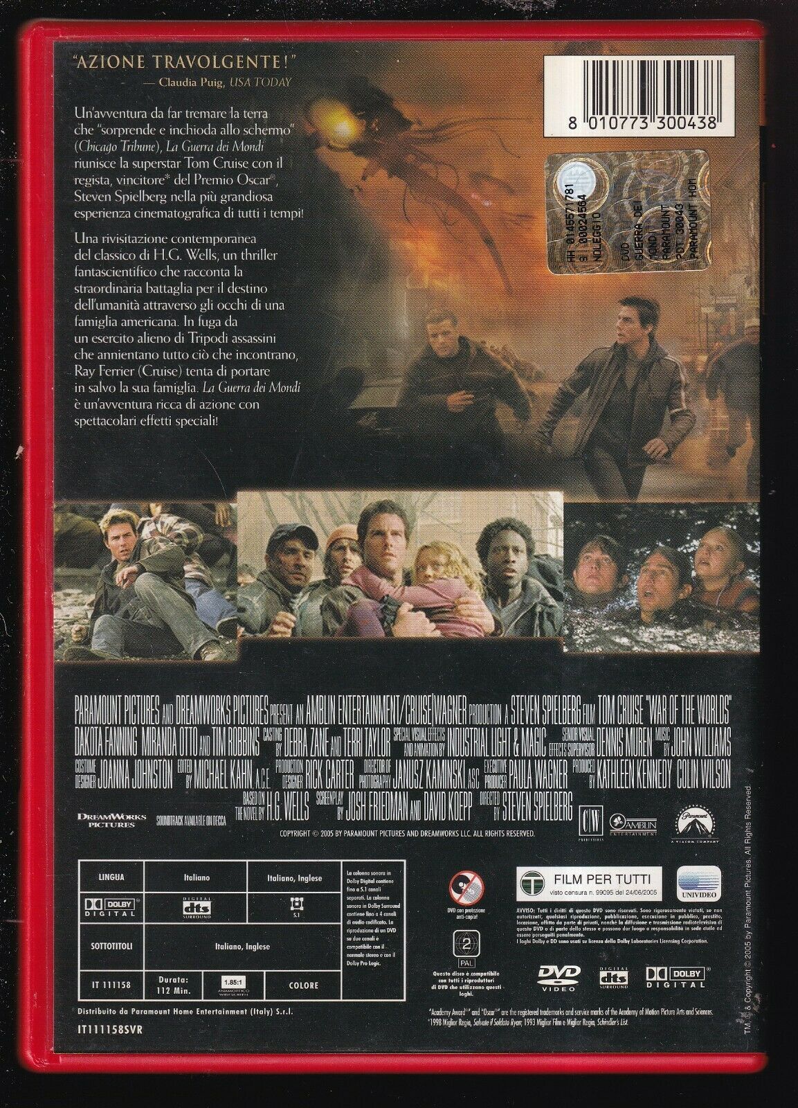 EBOND La Guerra Dei Mondi Ex Noleggio DVD DB713819