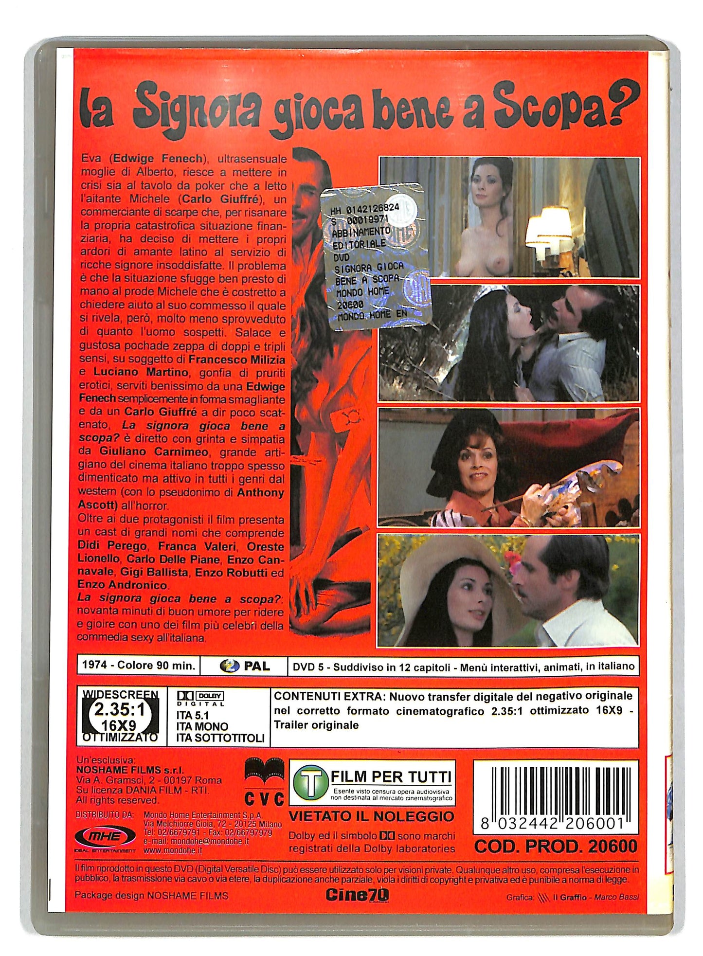 EBOND La signora gioca bene a scopa? EDITORIALE DVD DB713909