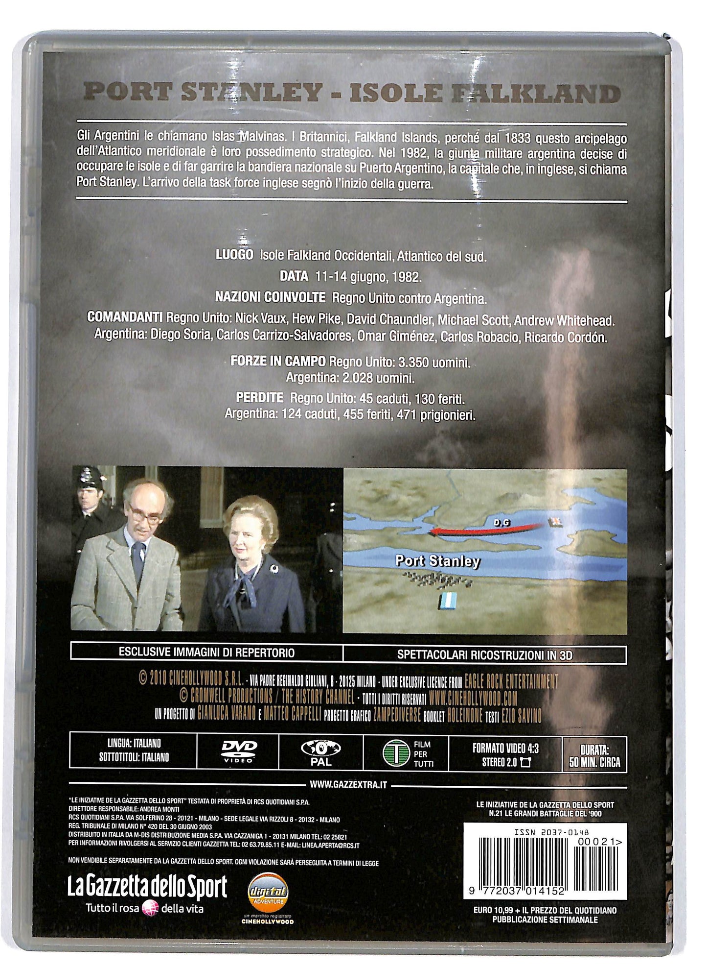 EBOND Port Stanley - Isole Falkland 1982 vol.21 EDITORIALE DVD DB713938