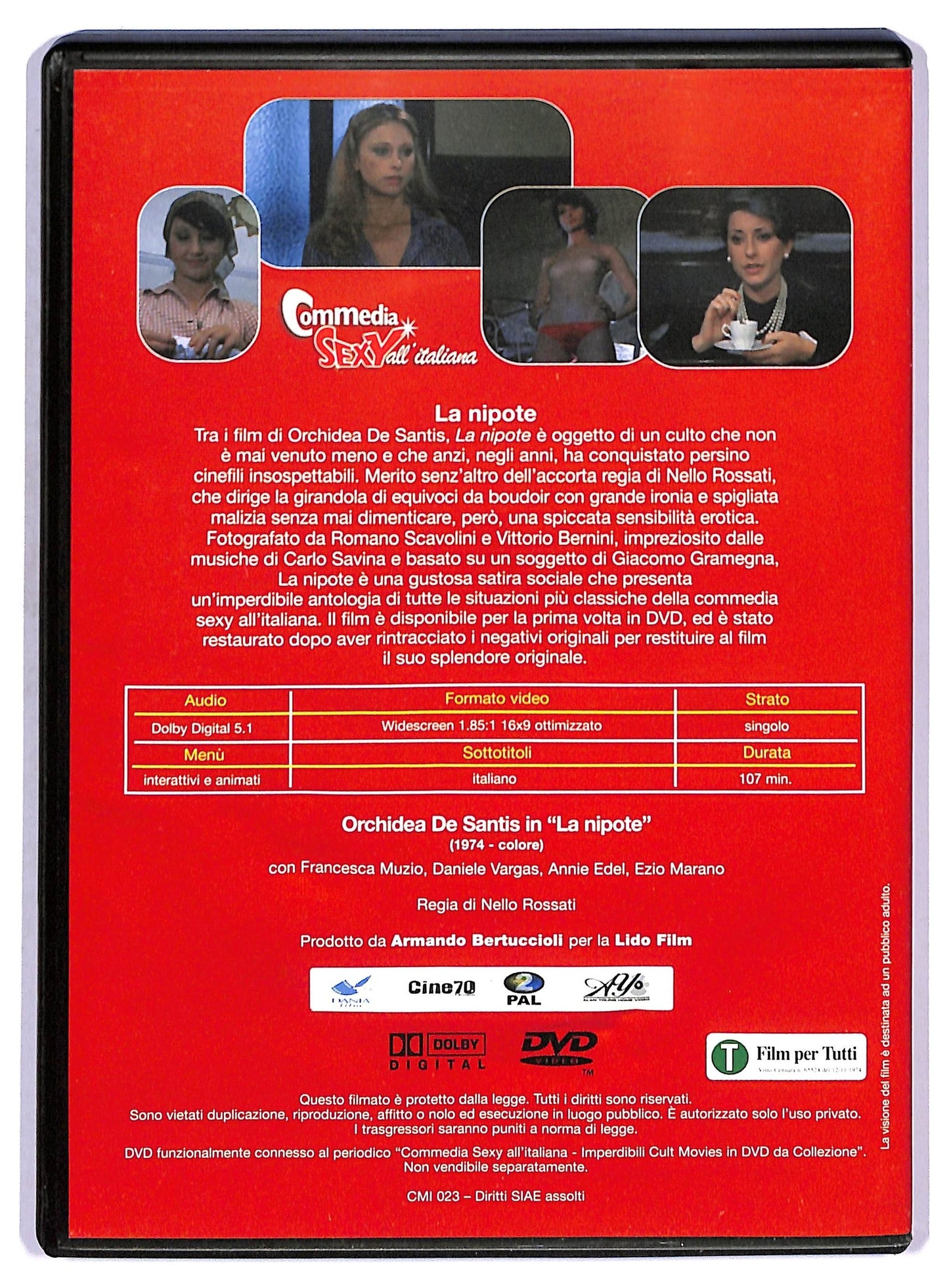 EBOND La Nipote EDITORIALE DVD DB713942